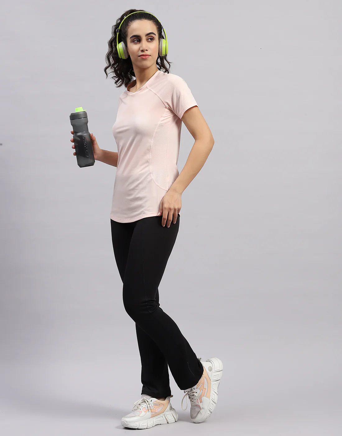 Rock.it Women Black Solid Smart Fit Lower - Image 2