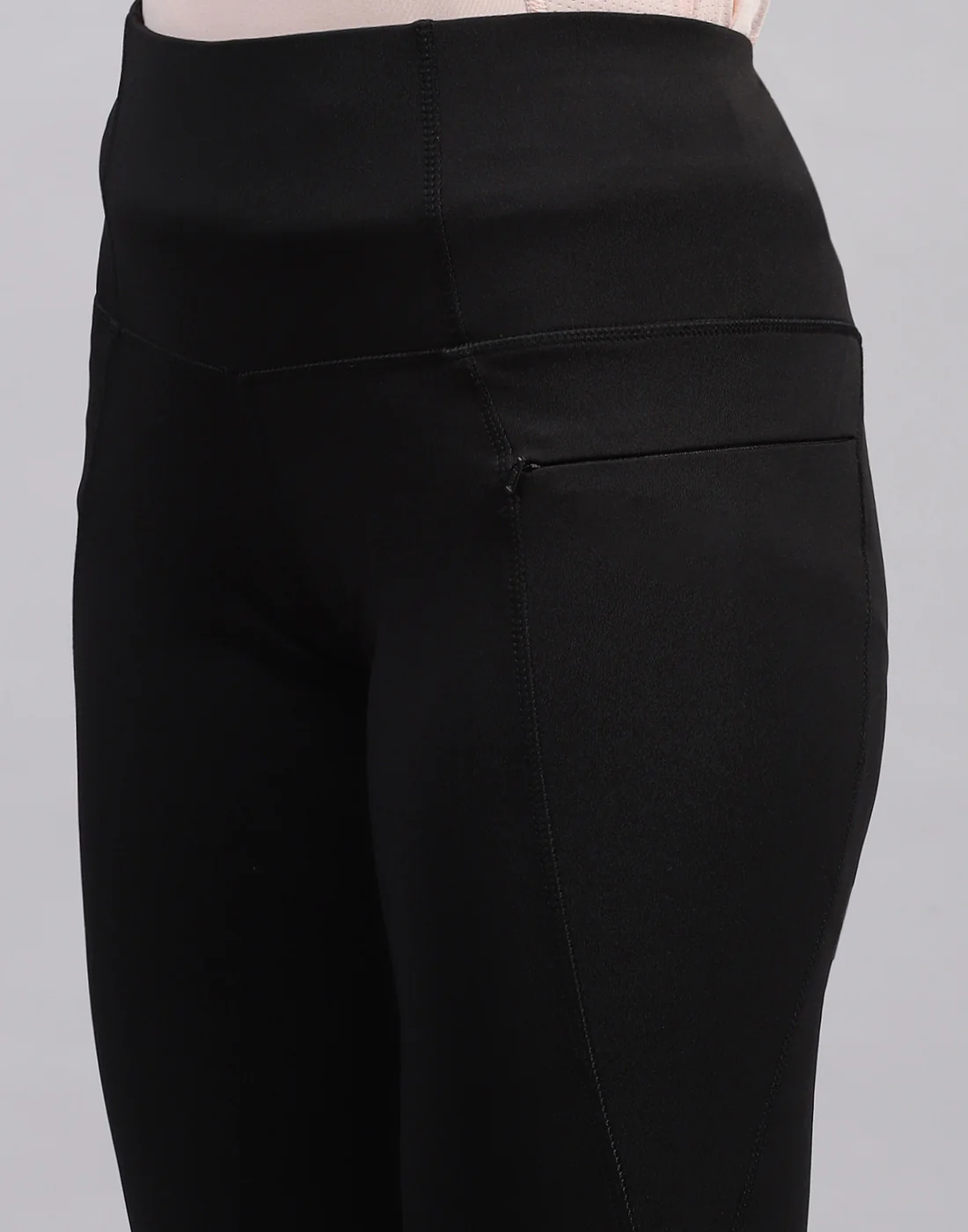 Rock.it Women Black Solid Smart Fit Lower - Image 6