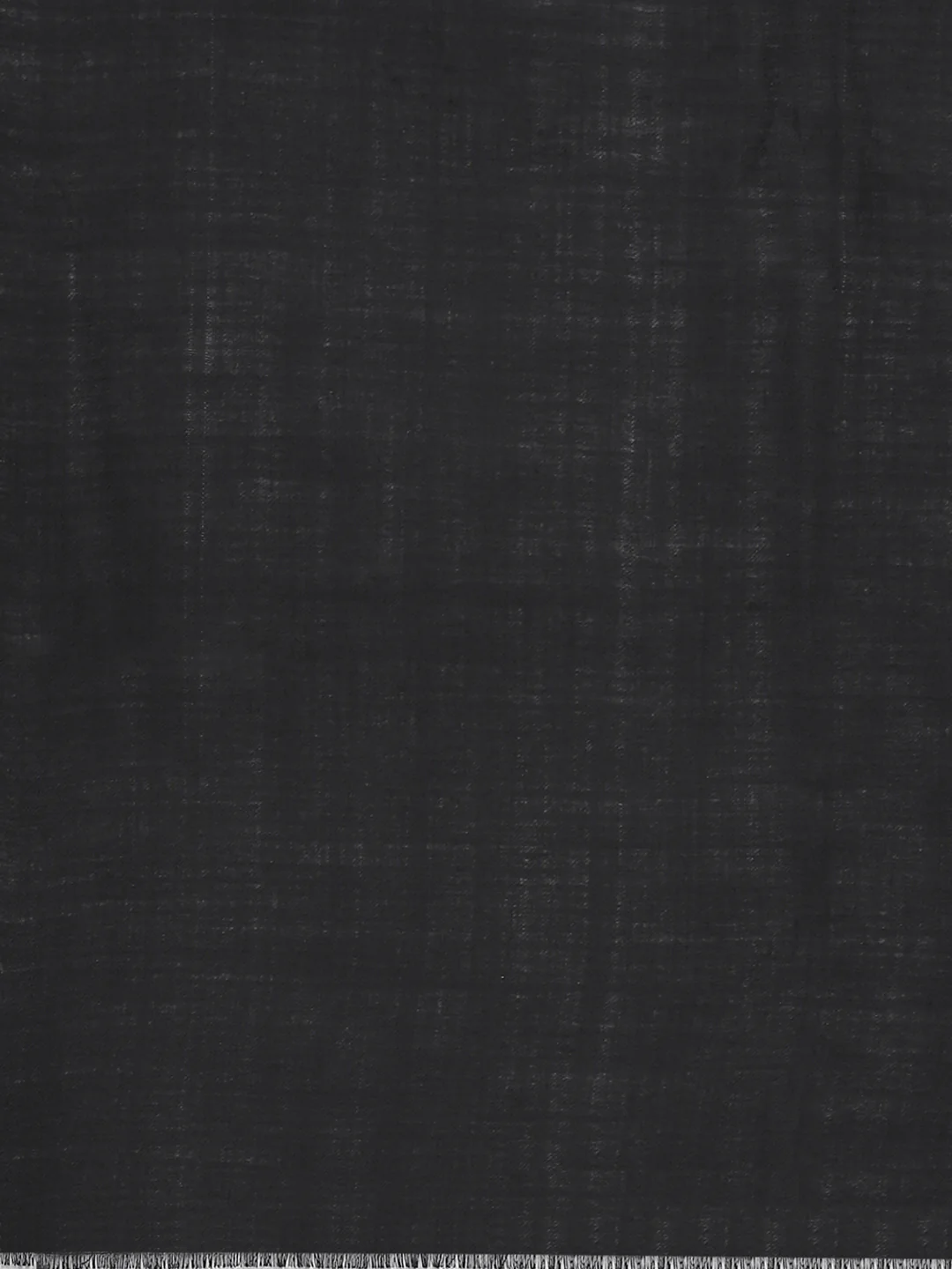Women Black Solid Stole - Image 7