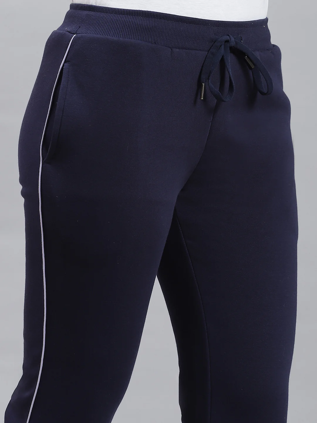 Women Blue Plain Winter Lower - Image 6