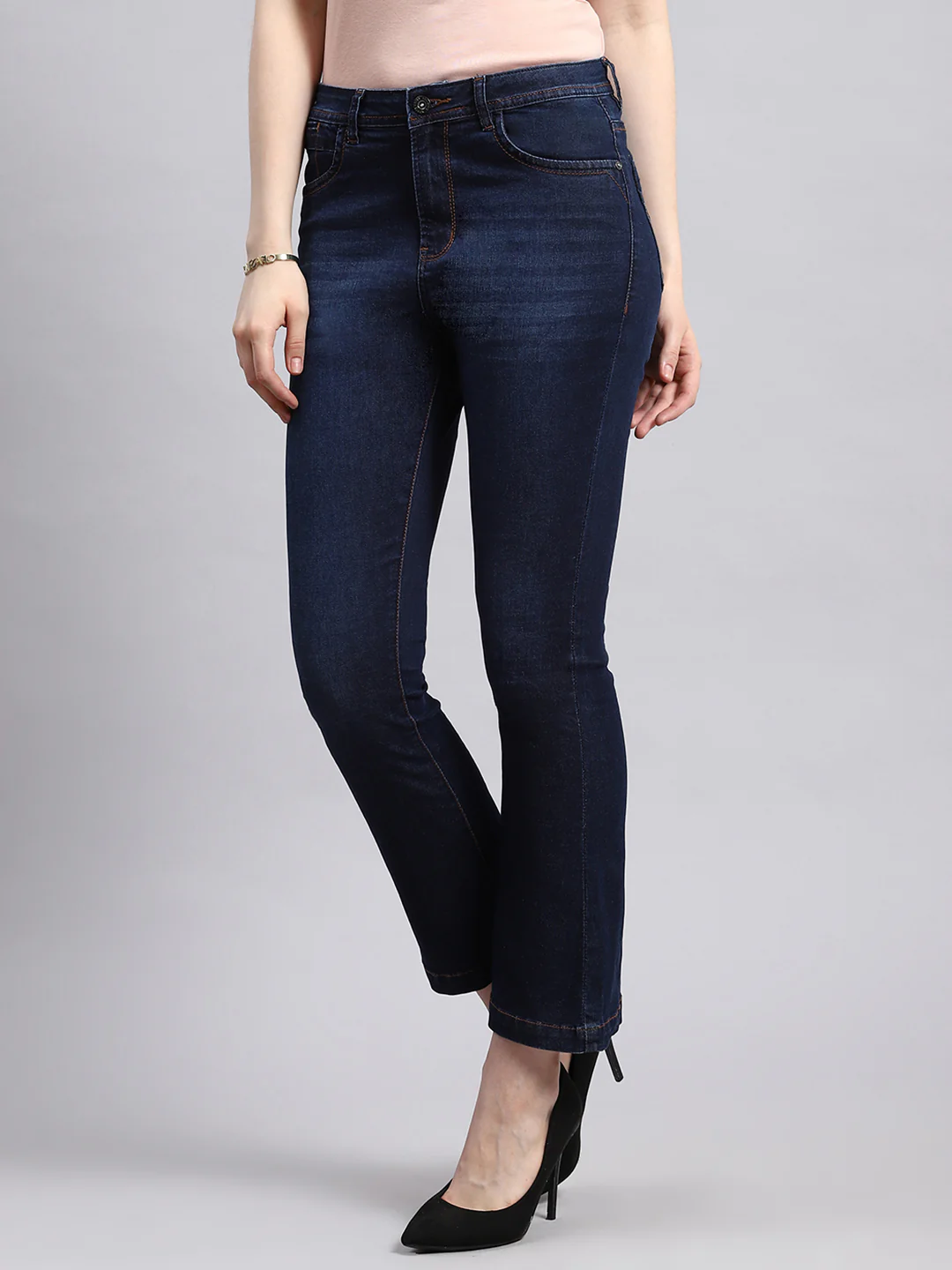 Women Blue Slim Fit Denim - Image 4