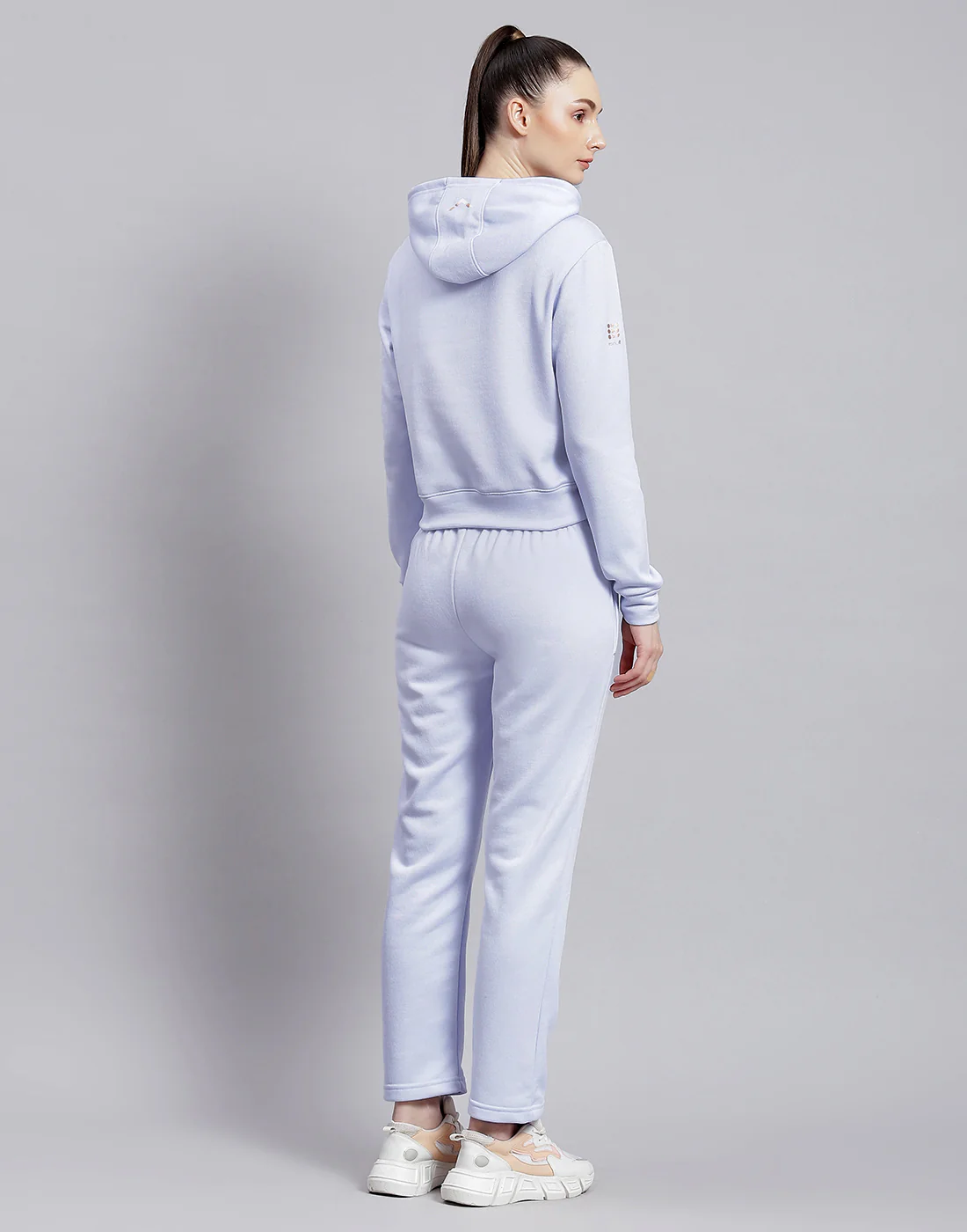 Rock.it Women Blue Solid Hooded Full Sleeve Cords Set - Image 5