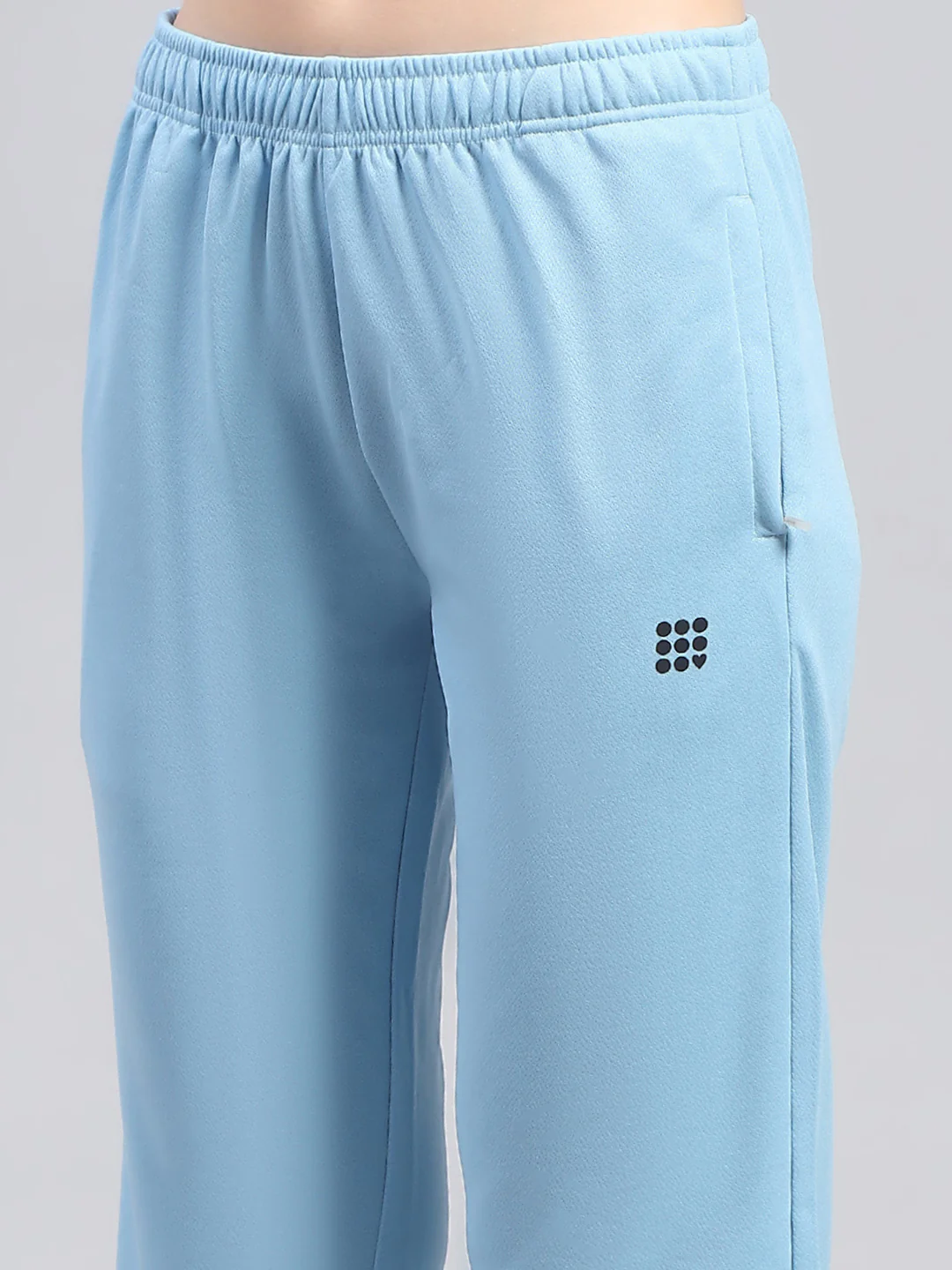 Rock.it Women Blue Solid Hooded Full Sleeve Tracksuit - Image 9