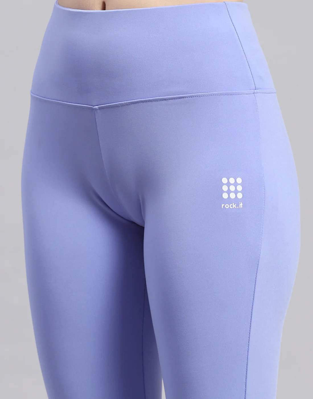 Rock.it Women Blue Solid Regular Fit Yoga Pant - Image 6