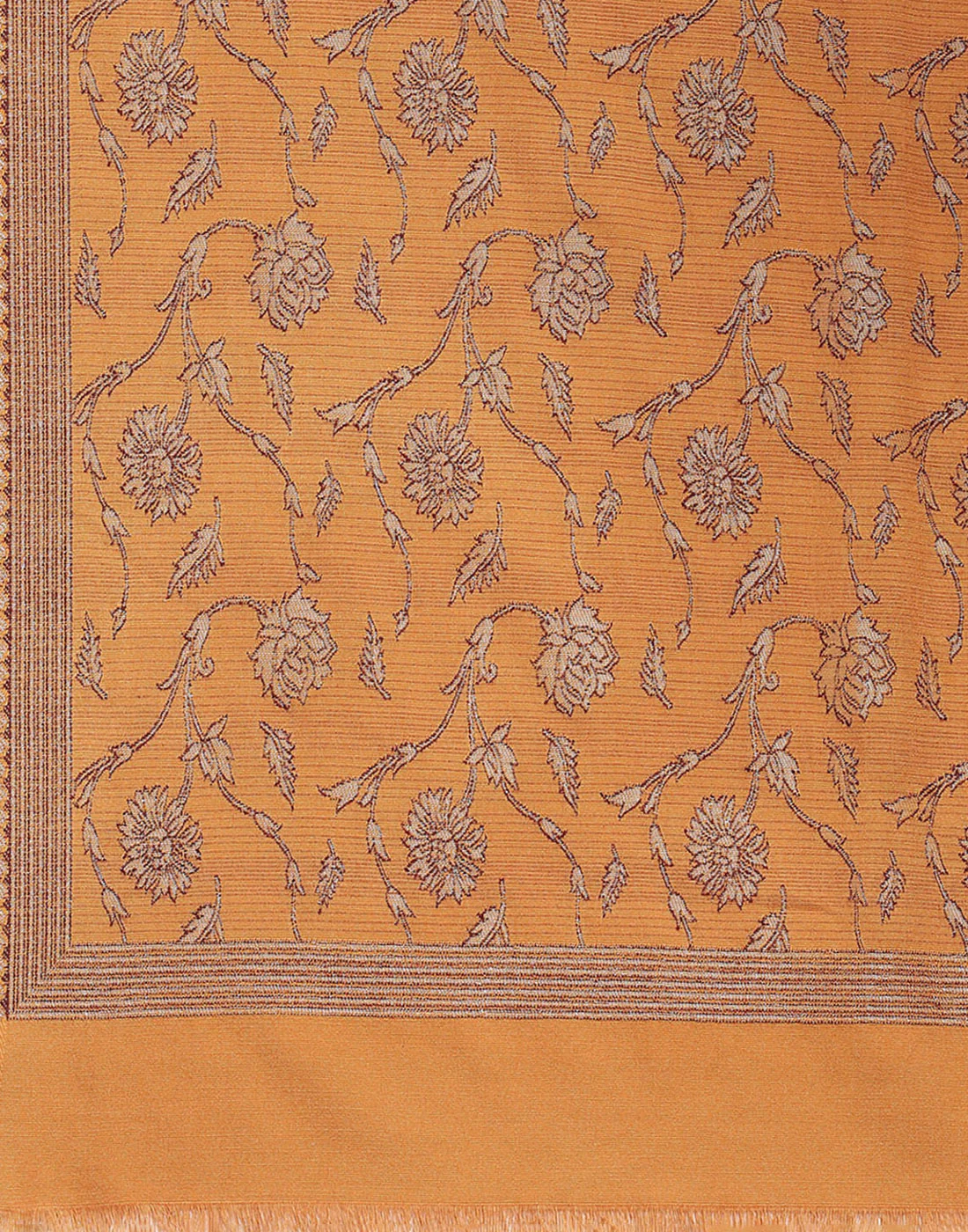 Women Brown Self Design Stole - Image 7