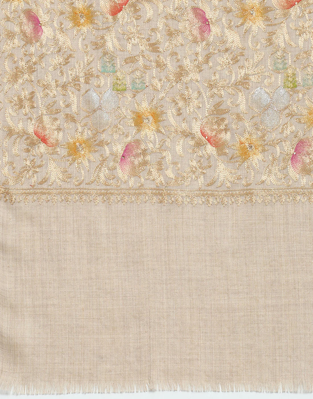 Women Brown Self Design Stole - Image 7