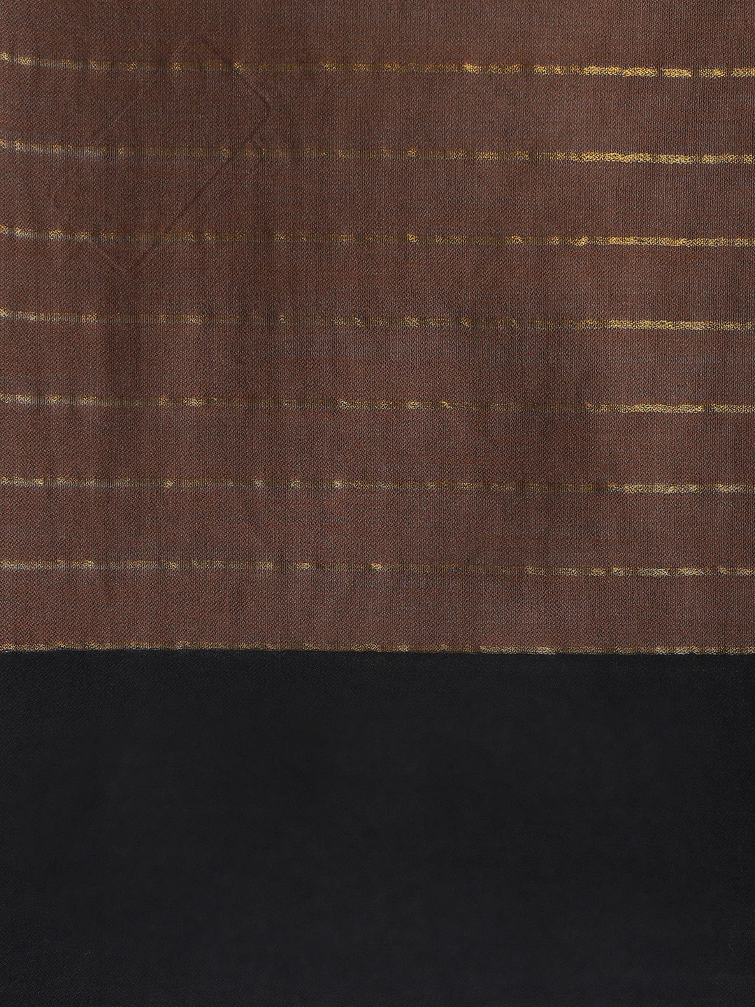 Women Brown Self Design Stole - Image 6