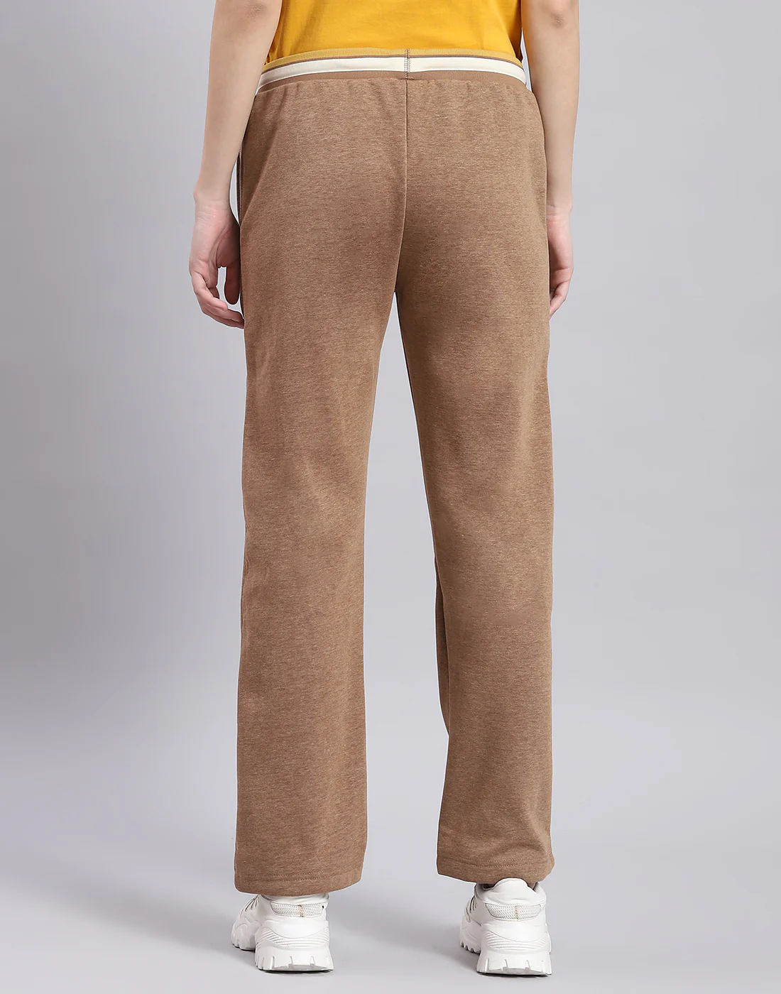 Women Brown Solid Regular Fit Winter Lower - Image 5