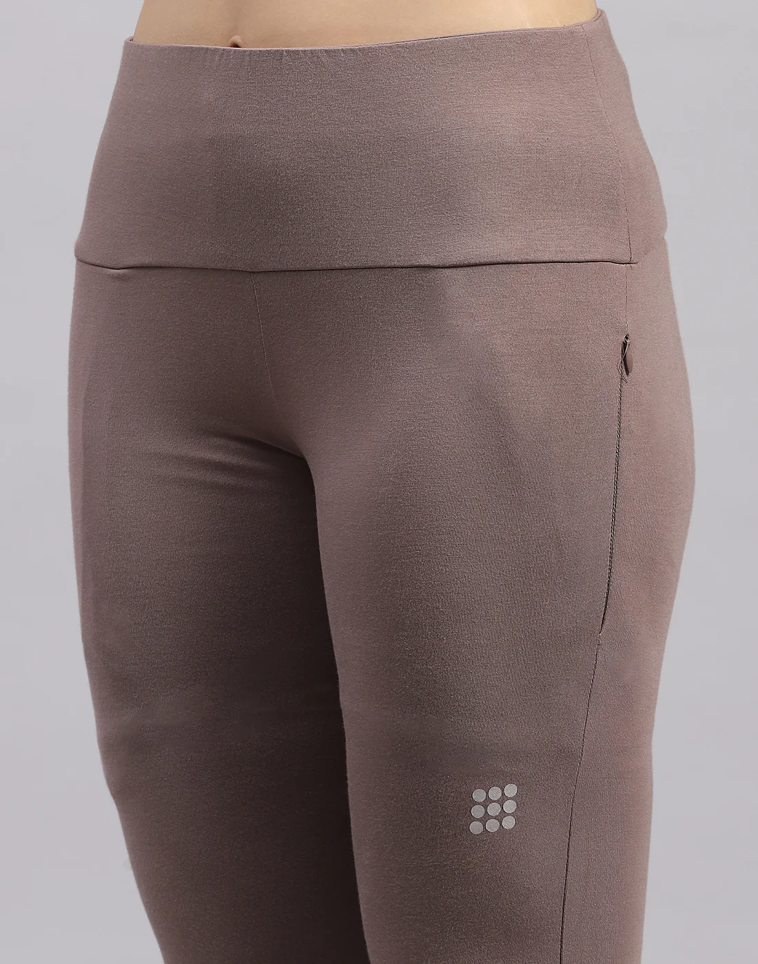Rock.it Women Brown Solid Regular Fit Yoga Pant - Image 6