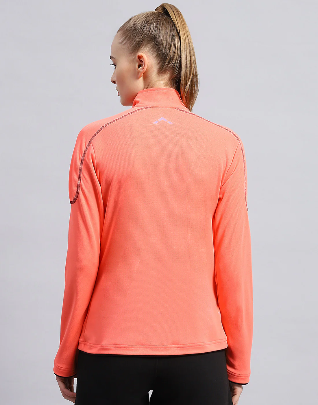 Rock.it Women Coral Self Design Collar Full Sleeve Top - Image 5