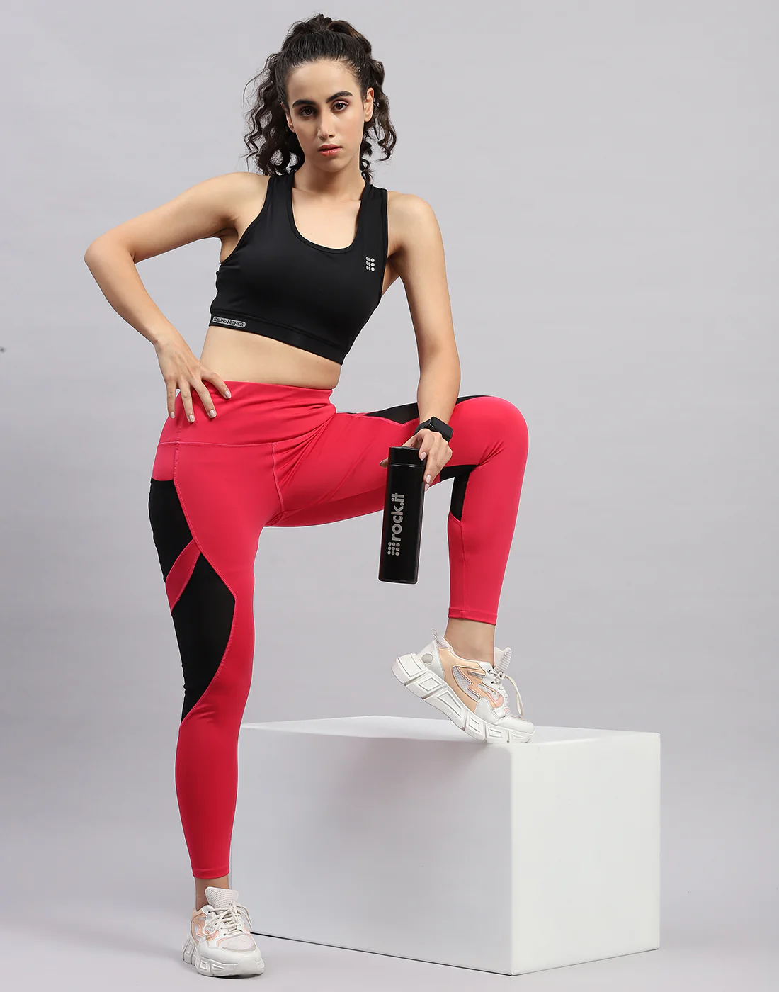 Rock.it Women Coral Solid Regular Fit Legging - Image 2