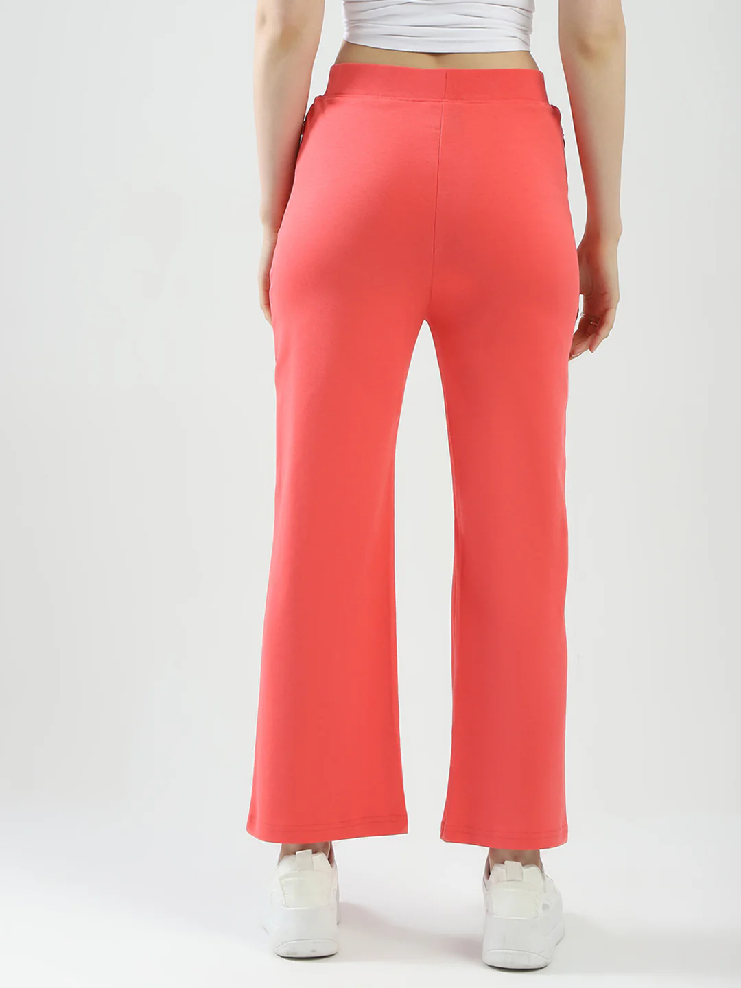 Rock.it Women Coral Solid Regular Fit Lower - Image 5