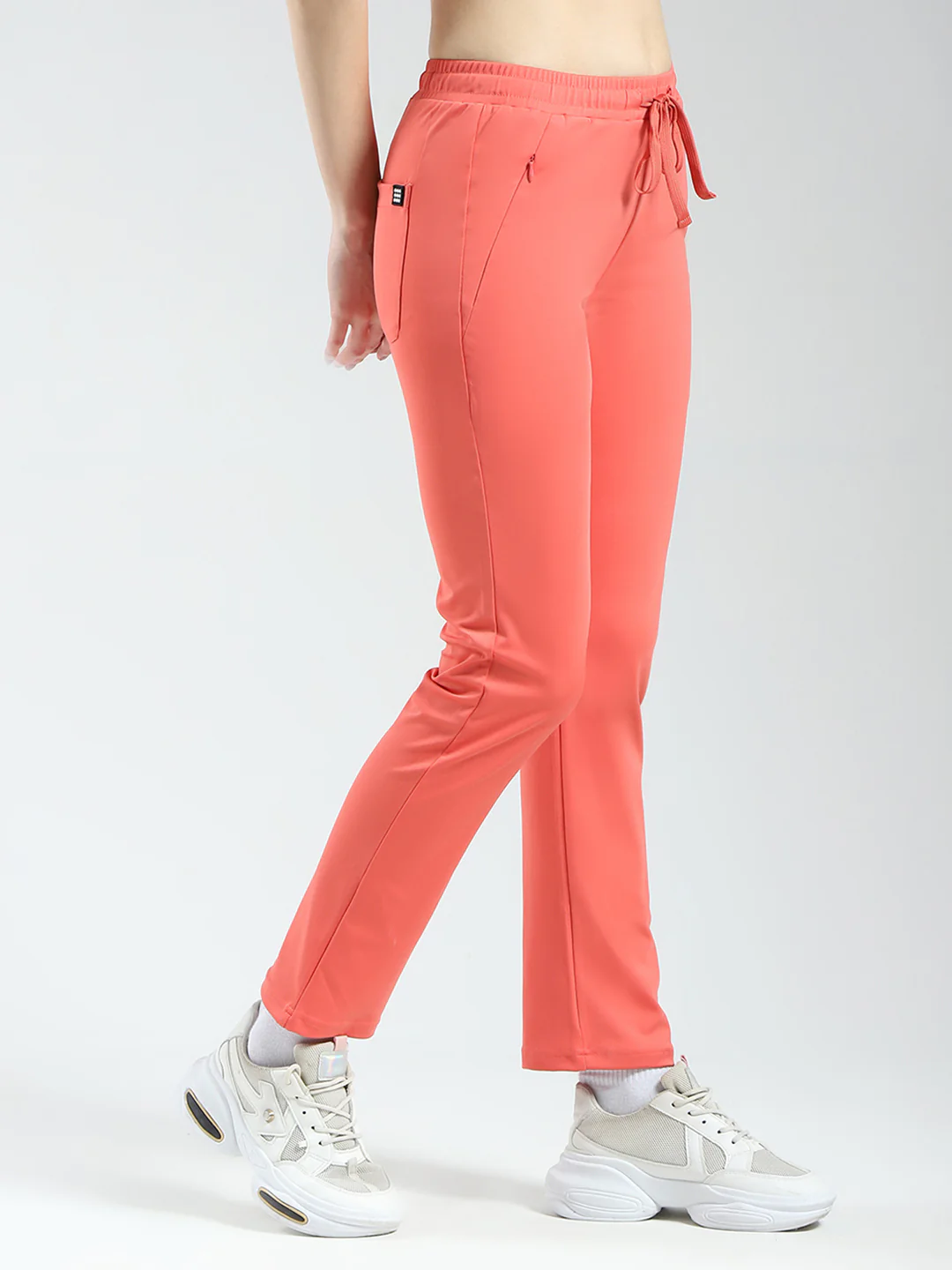 Rock.it Women Coral Solid Regular Fit Lower - Image 4
