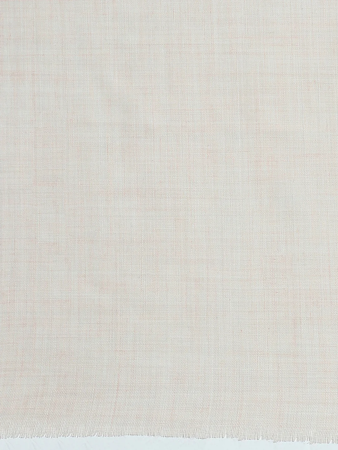 Women Cream Solid Stole - Image 7