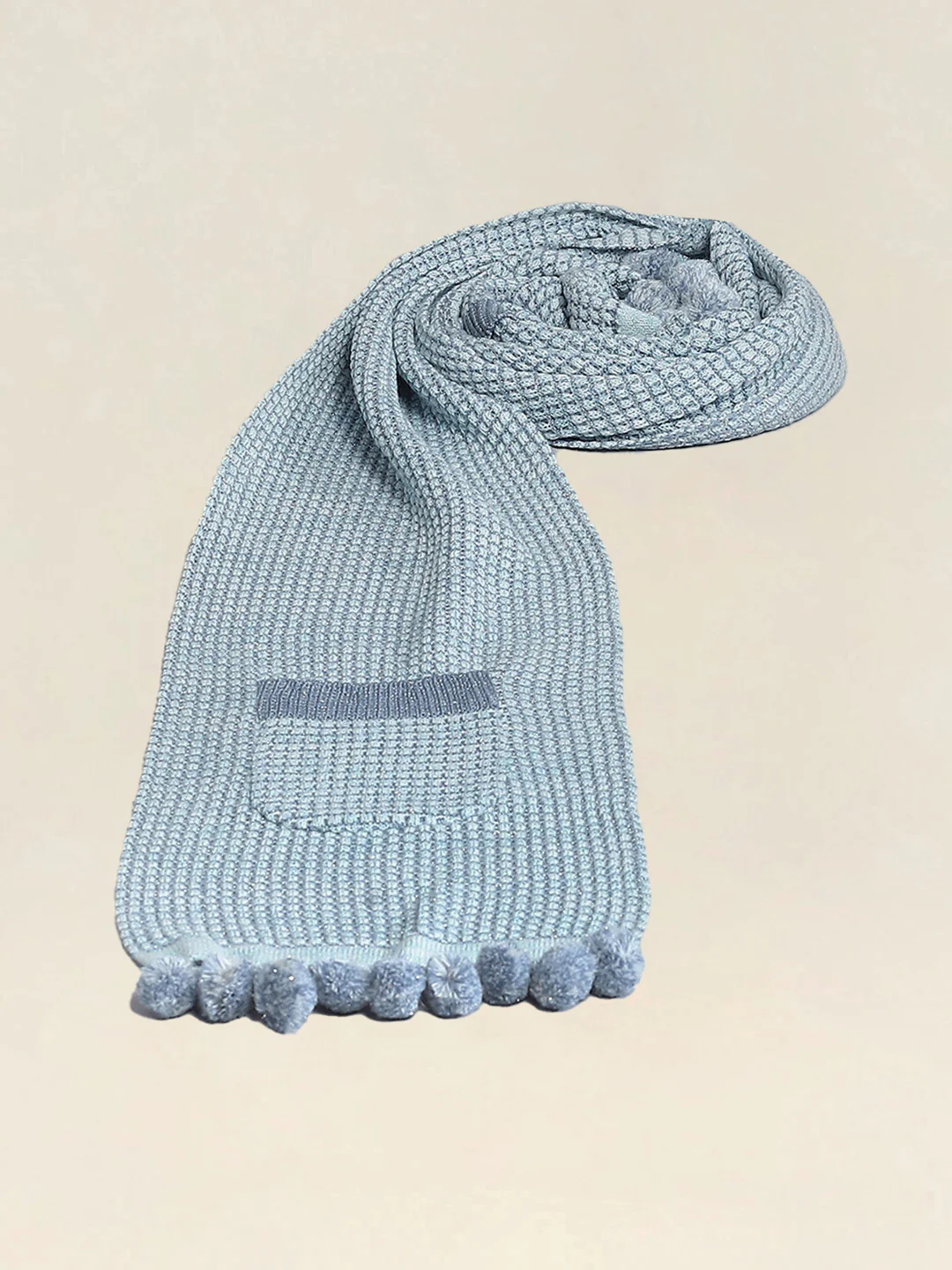 Women Green Self Design Muffler - Image 6
