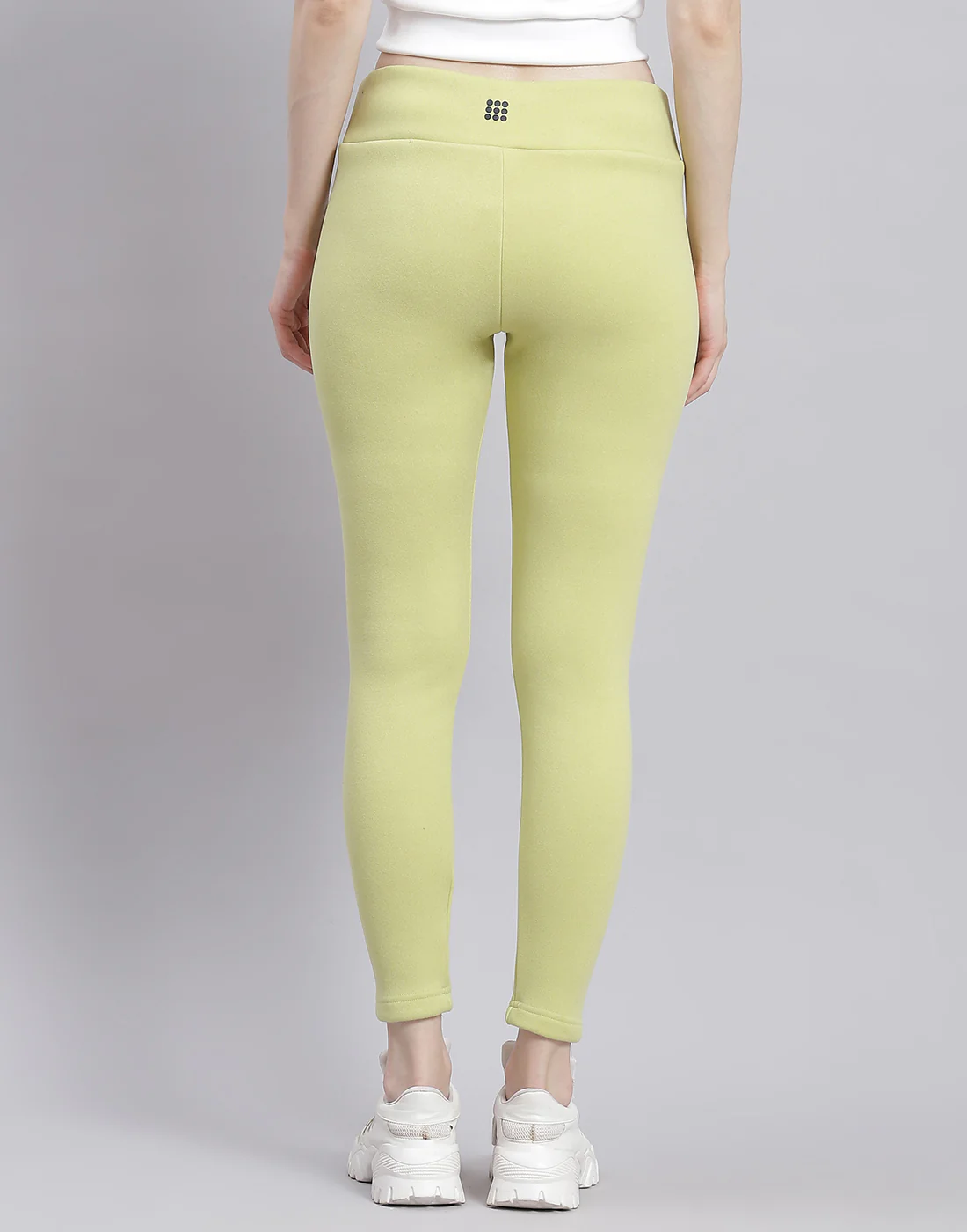 Rock.it Women Green Solid Regular Fit Legging - Image 5