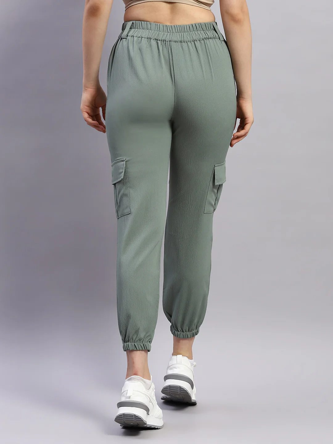 Rock.it Women Green Solid Regular Fit Lower - Image 4