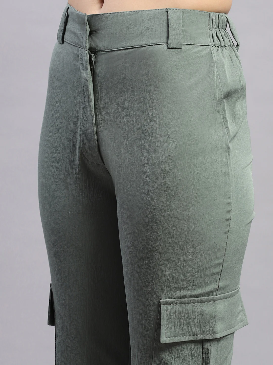 Rock.it Women Green Solid Regular Fit Lower - Image 6