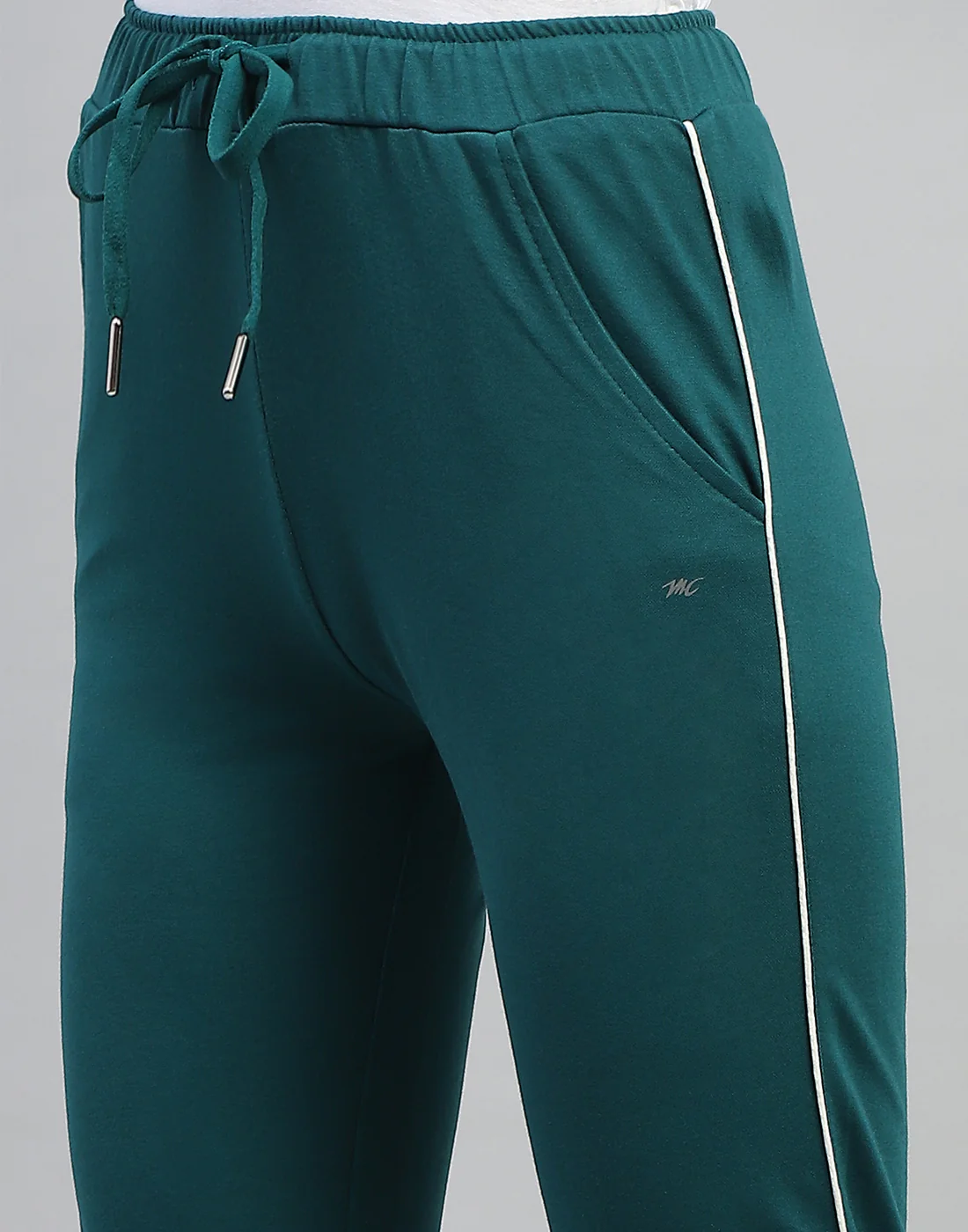 Women Green Solid Regular Fit Lower - Image 6
