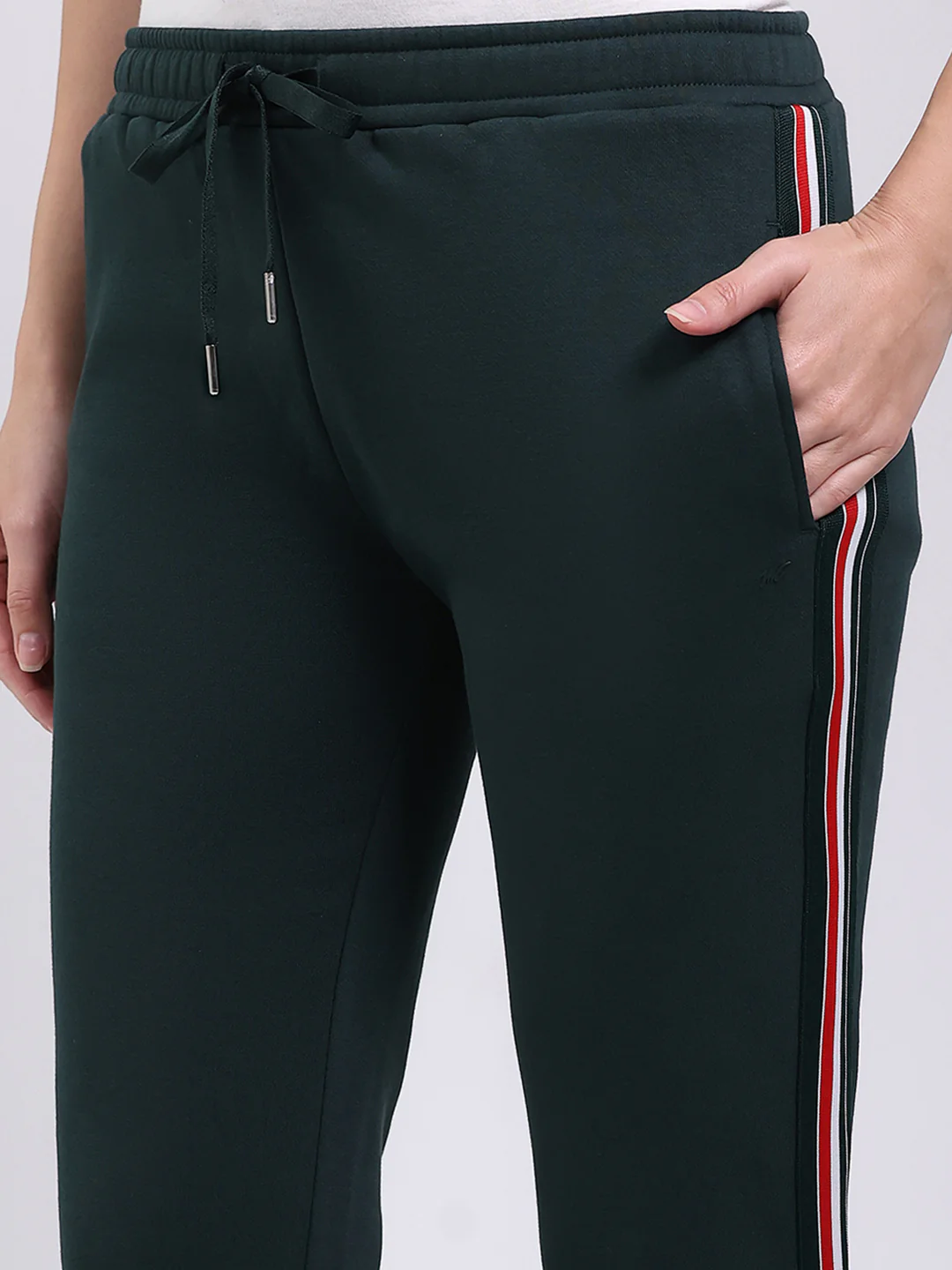 Women Green Solid Regular Fit Winter Lower - Image 6