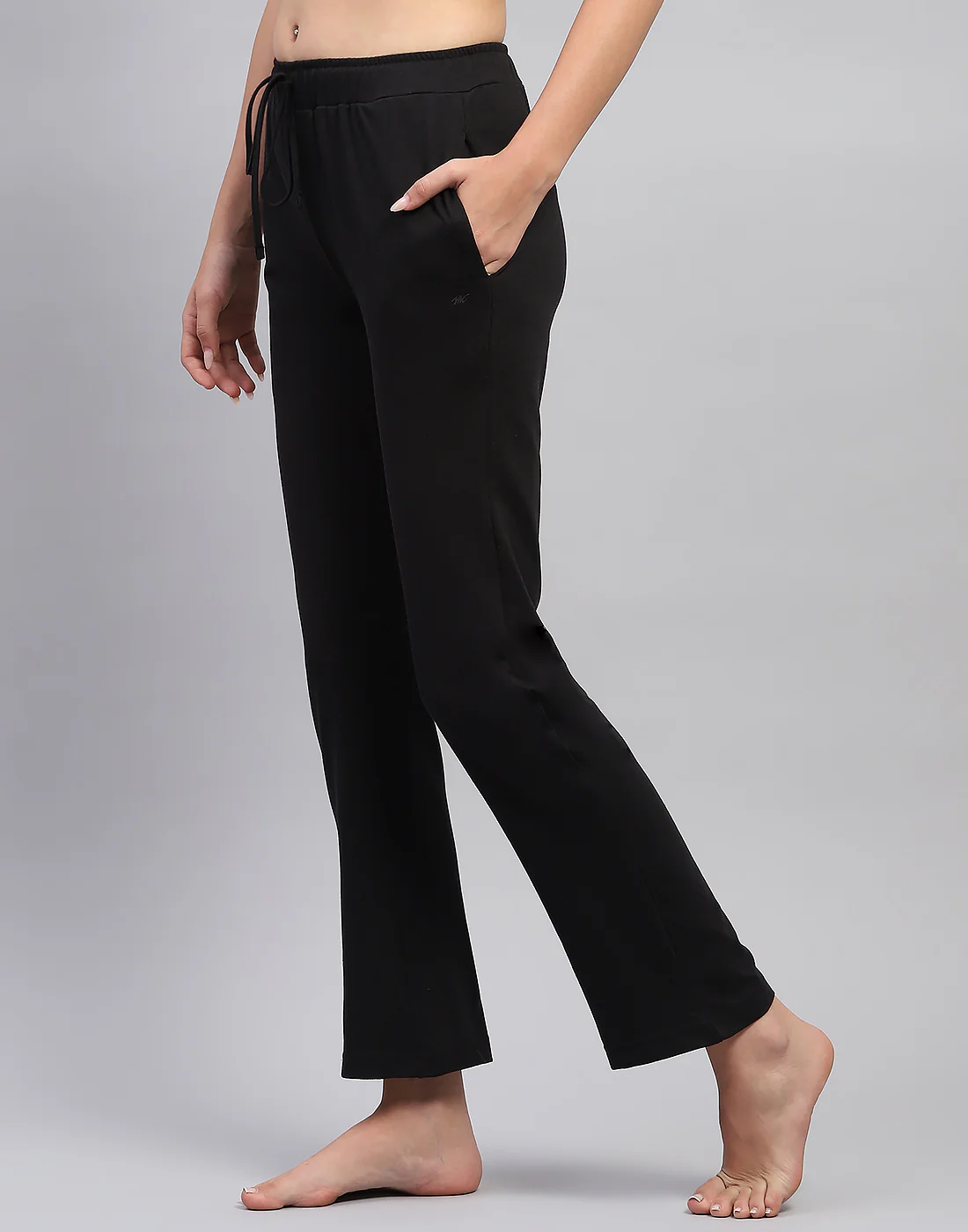 Women Grey & Black Printed Fashion Neck Half Sleeve Lower Set - Image 7