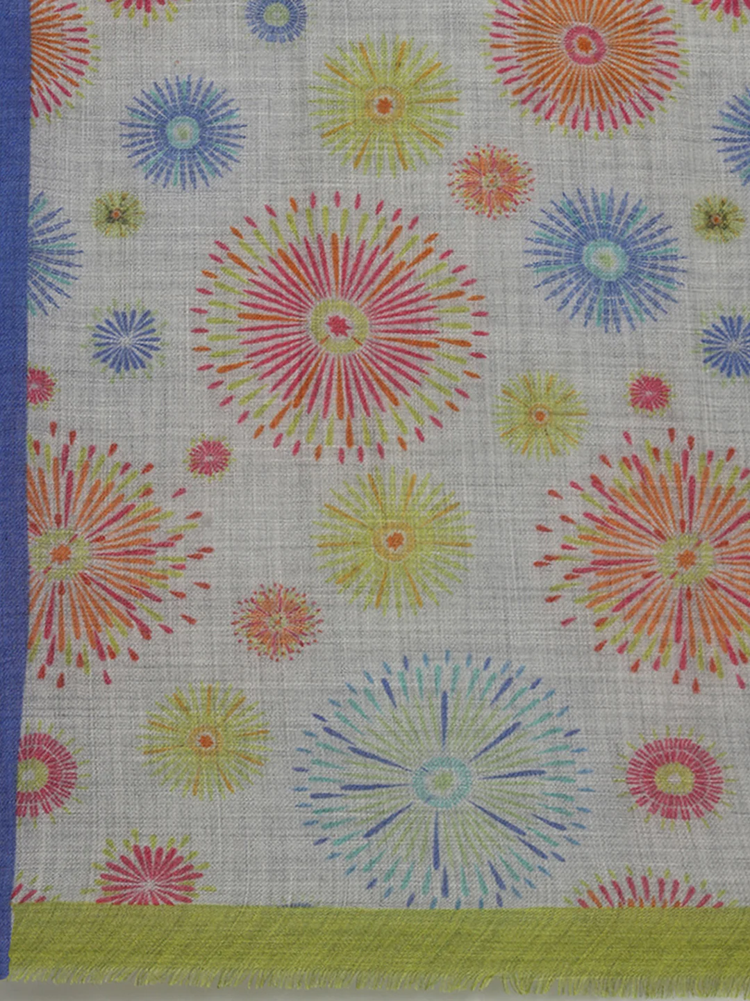 Women Grey Self Design Stole - Image 7