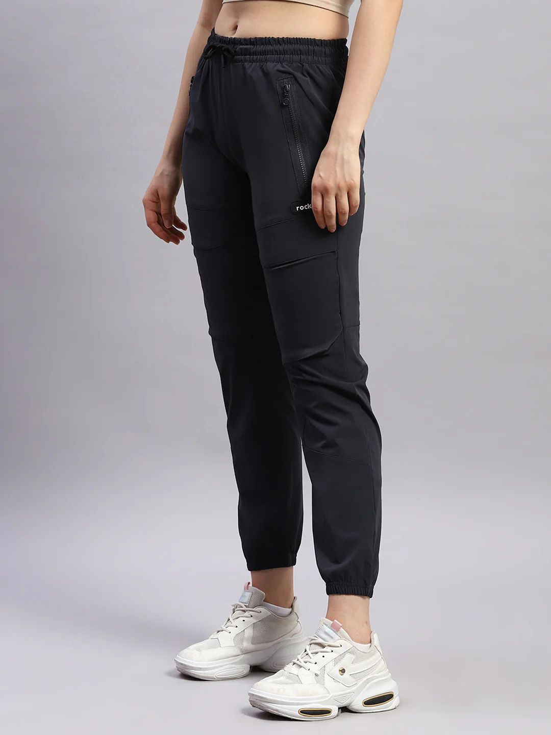 Rock.it Women Grey Solid Regular Fit Jogger - Image 2