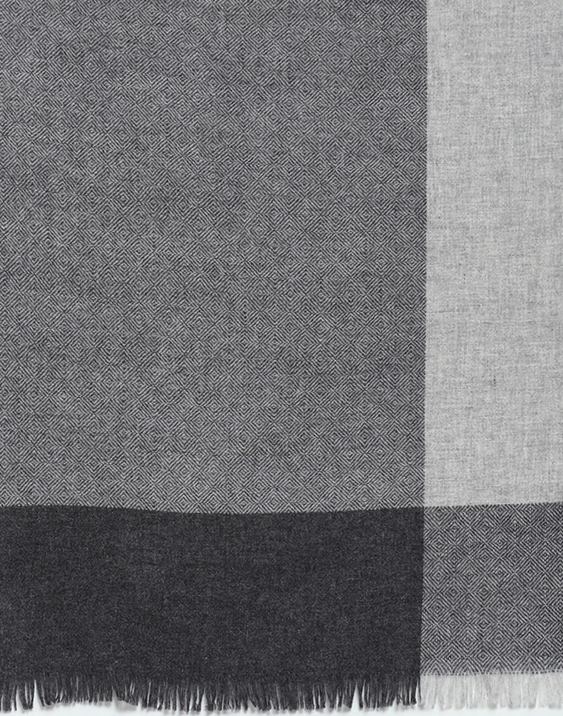 Women Grey Solid Stole - Image 7