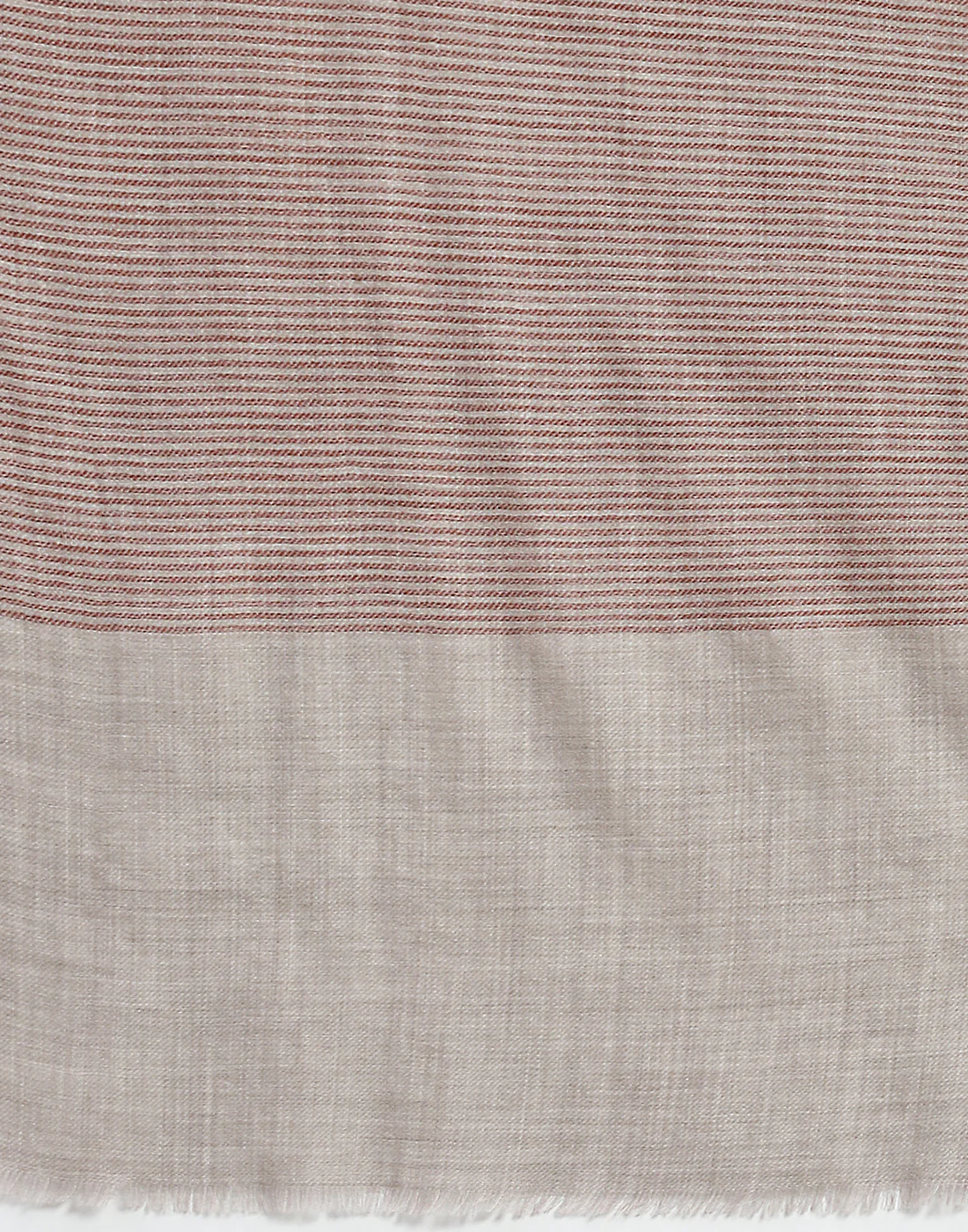 Women Khaki Stripe Stole - Image 6