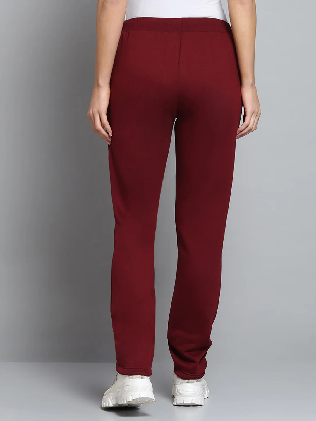 Women Maroon Printed Regular Fit Winter Lower - Image 5