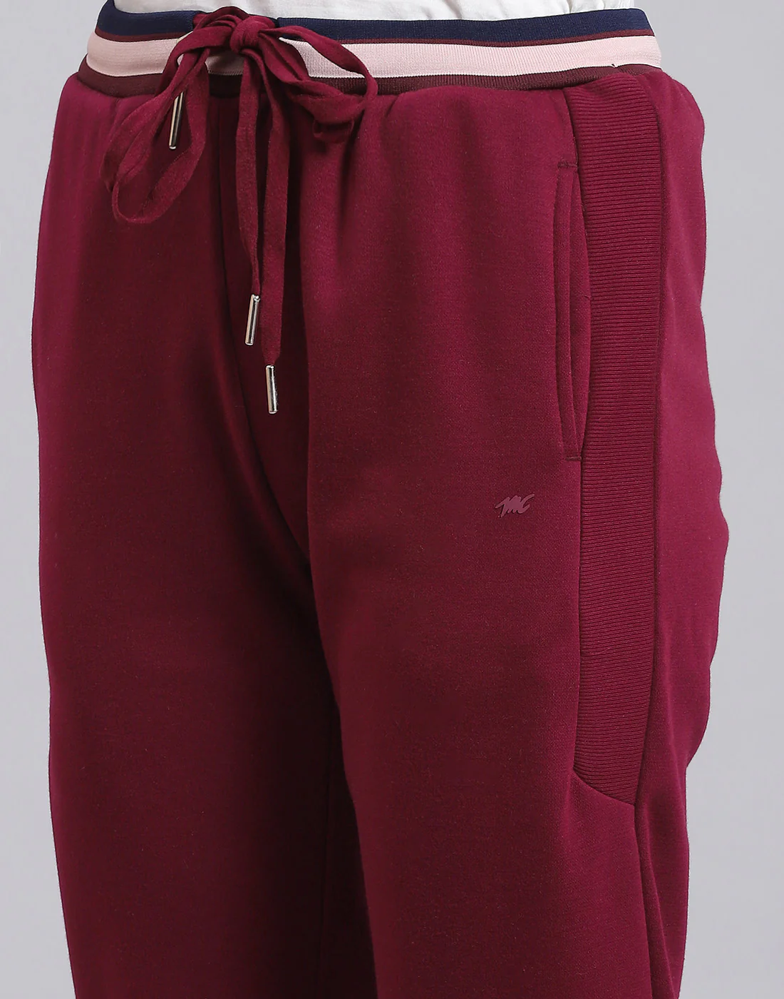 Women Maroon Solid Regular Fit Winter Lower - Image 6