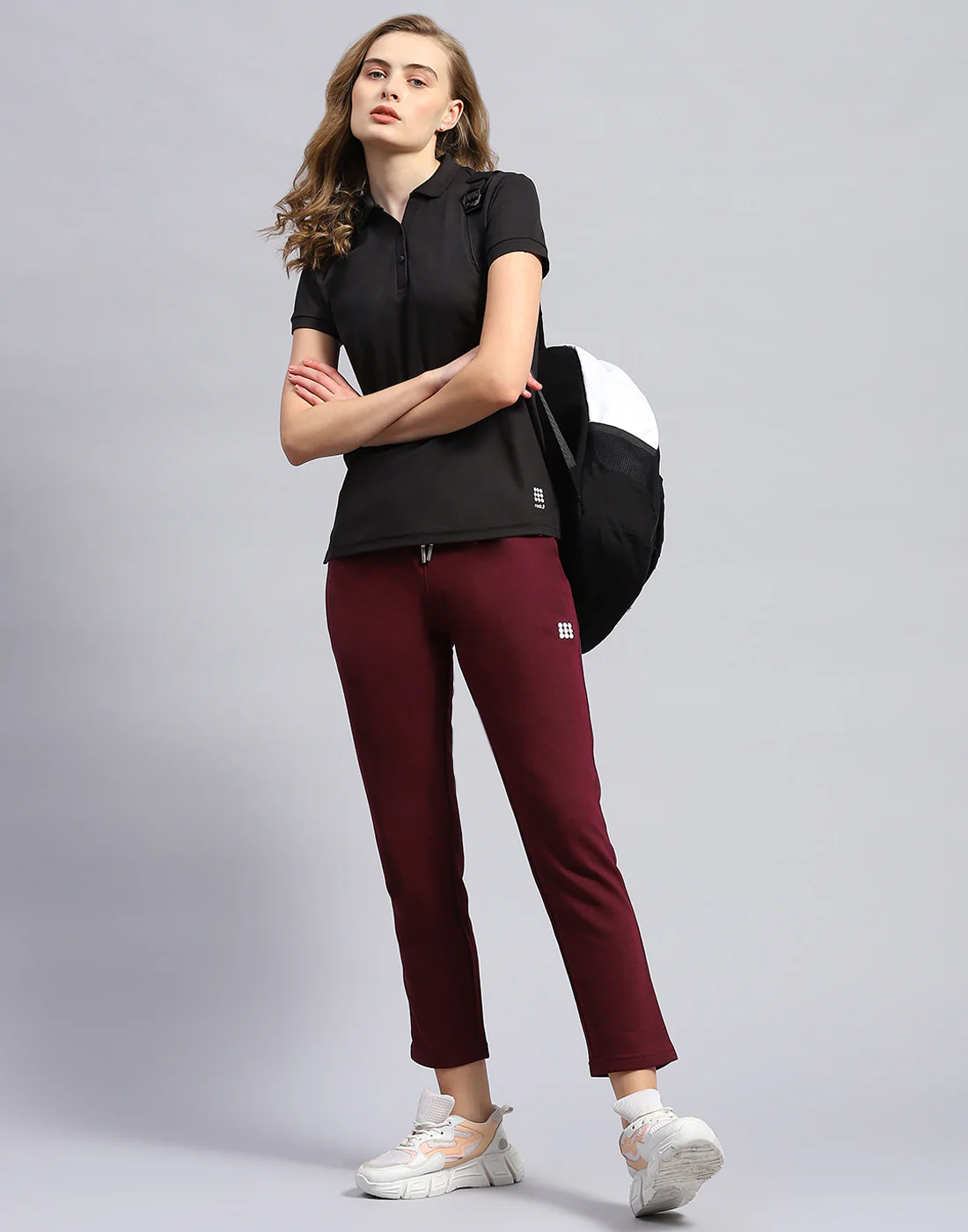 Rock.it Women Maroon Solid Regular Fit Lower - Image 2