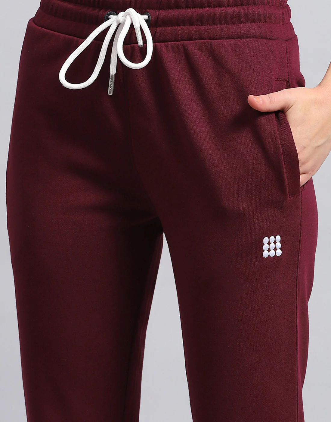 Rock.it Women Maroon Solid Regular Fit Lower - Image 6