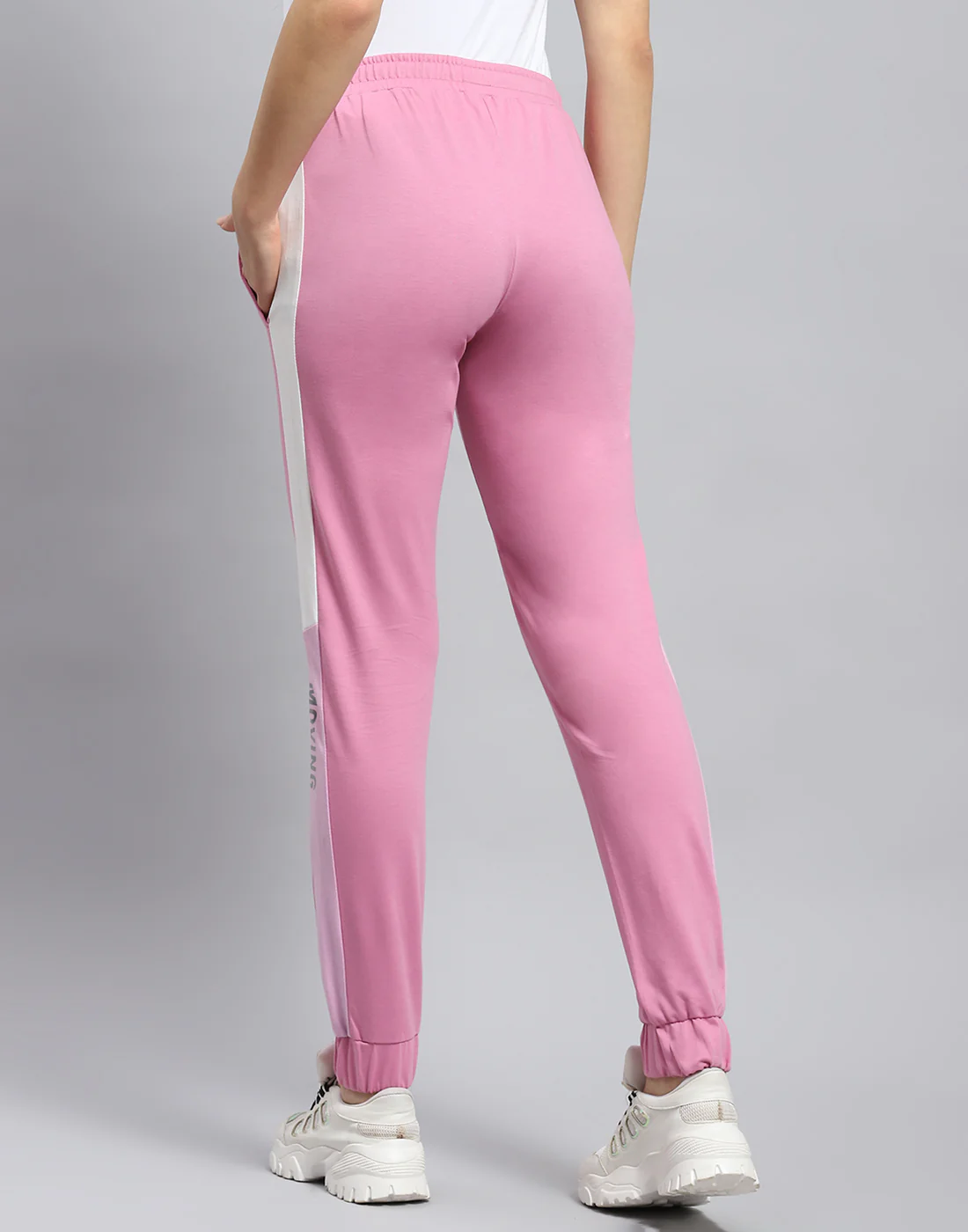 Women Mauve Printed Regular Fit Lower - Image 2