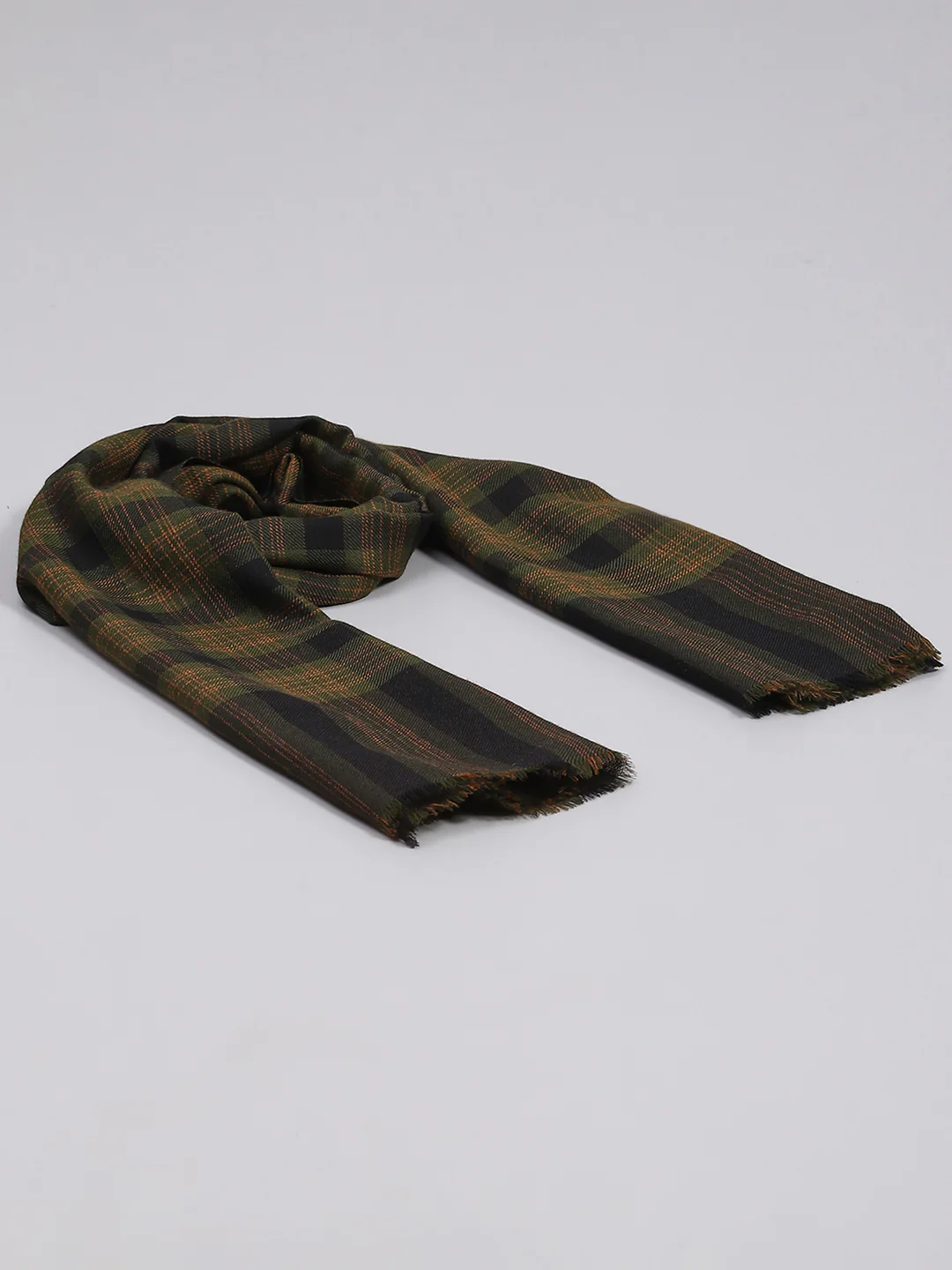 Women Multicolor Check Stole - Image 6