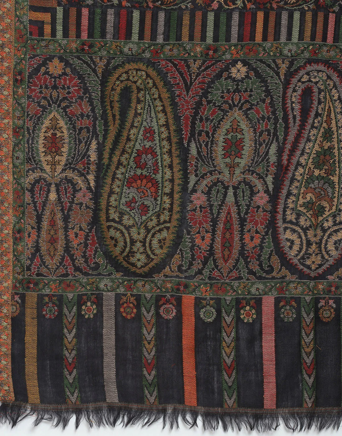 Women Multicolor Self Design Shawl - Image 7