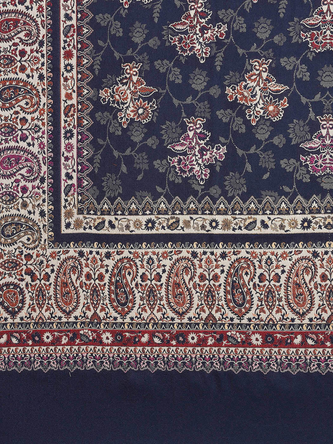 Women Multicolor Self Design Shawl - Image 6