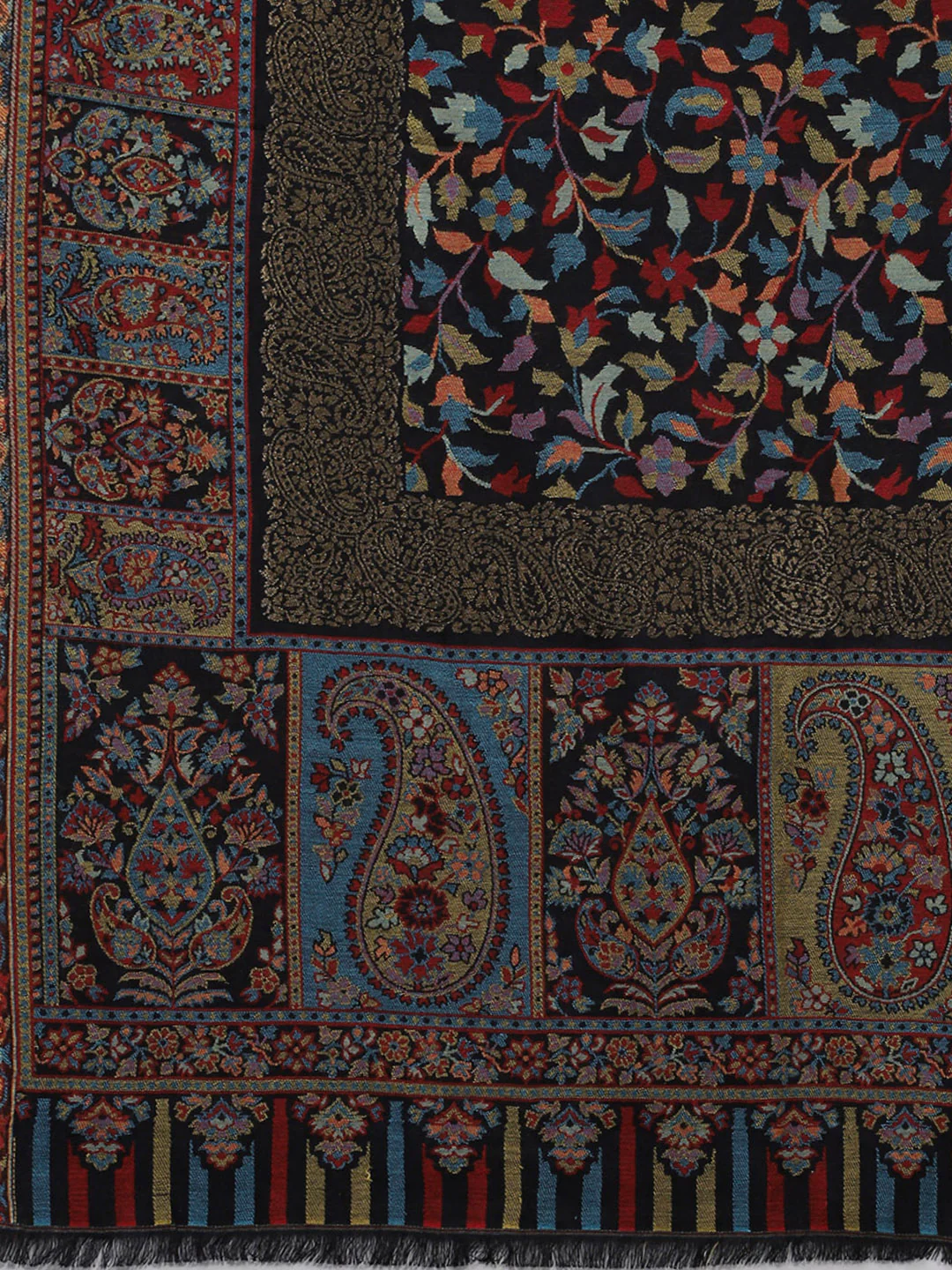 Women Multicolor Self Design Shawl - Image 6