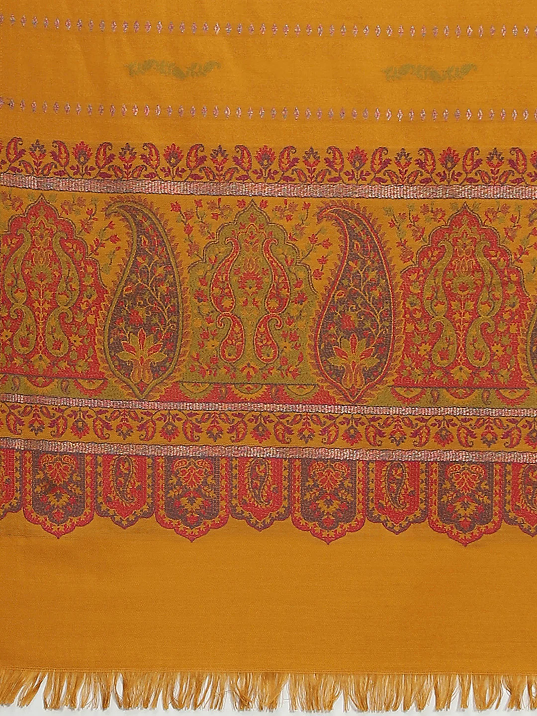 Women Multicolor Self Design Shawl - Image 6