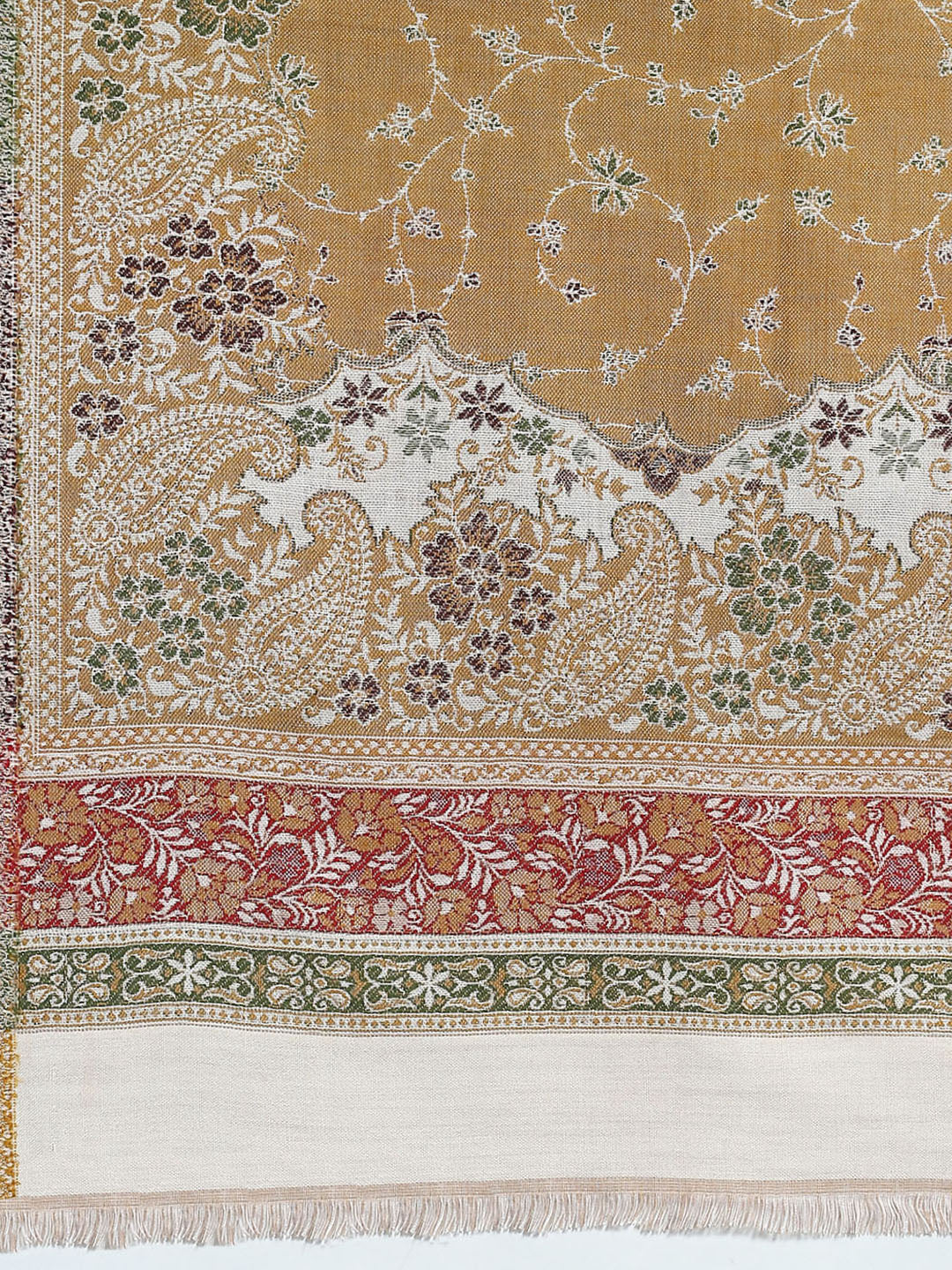 Women Multicolor Self Design Shawl - Image 6