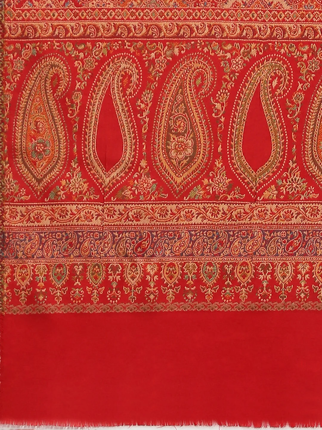 Women Multicolor Self Design Shawl - Image 6