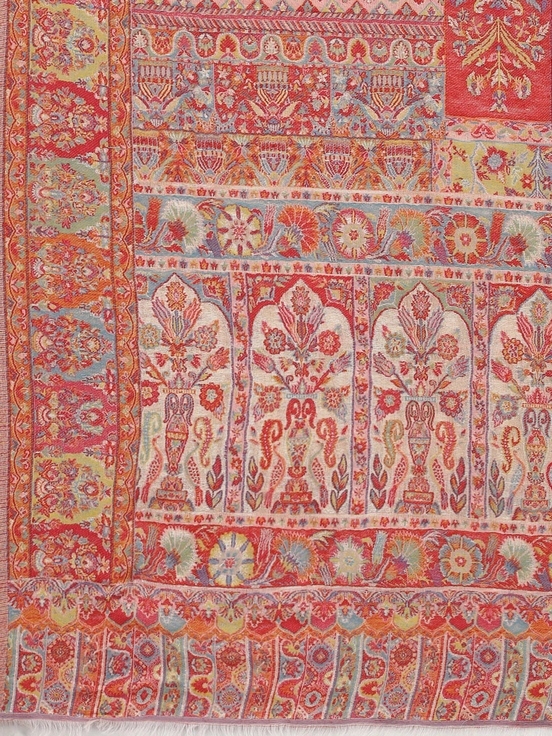 Women Multicolor Self Design Shawl - Image 7
