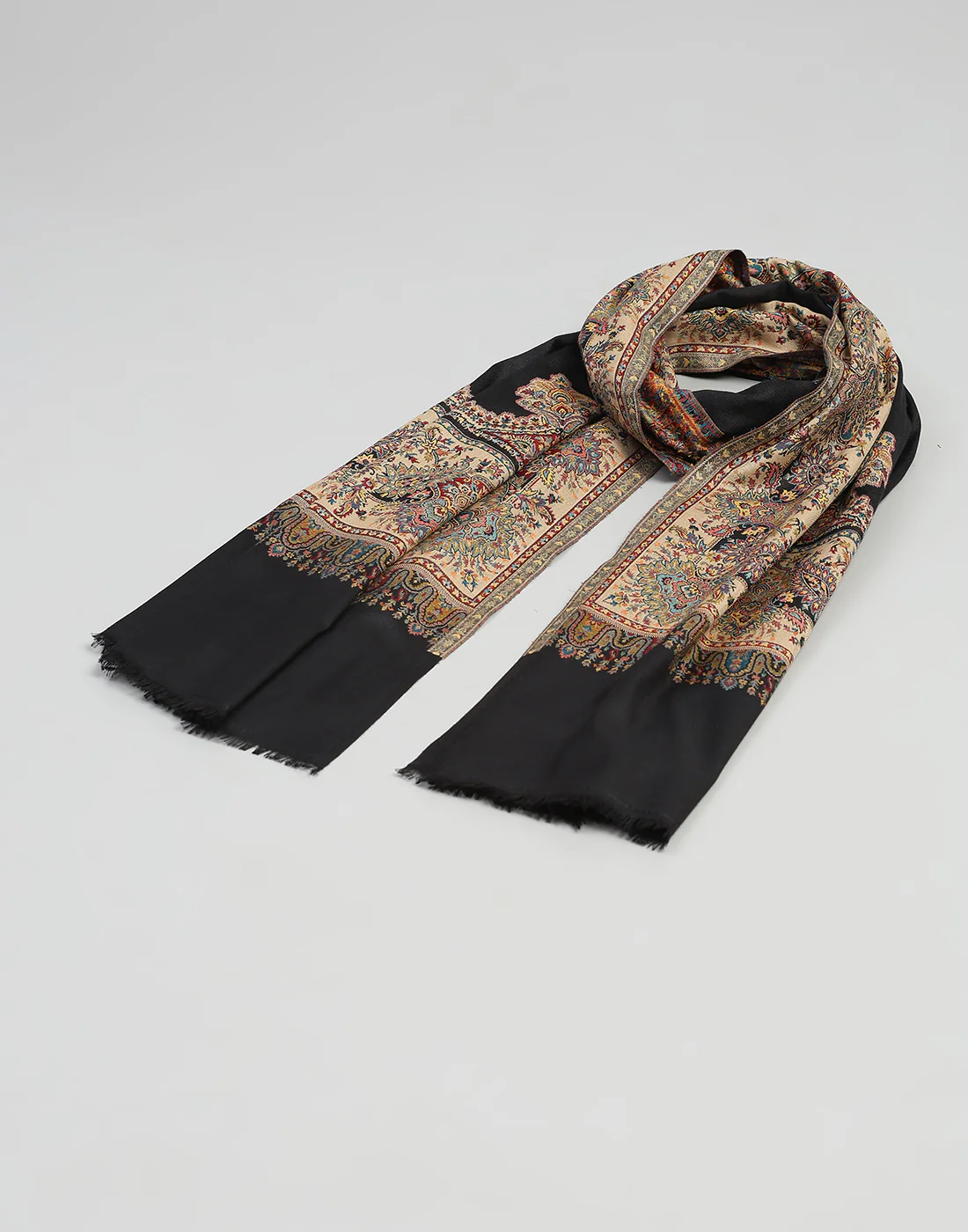Women Multicolor Self Design   Shawl - Image 7