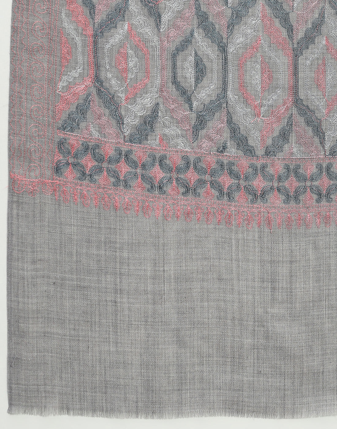 Women Multicolor Self Design   Shawl - Image 7