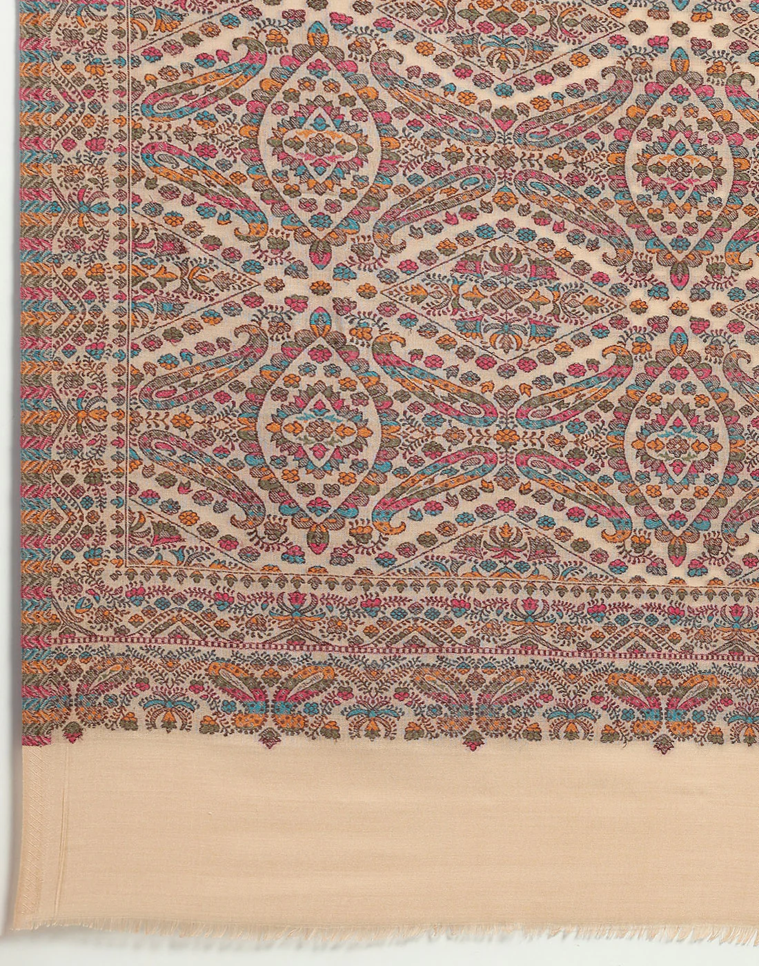 Women Multicolor Self Design   Shawl - Image 7