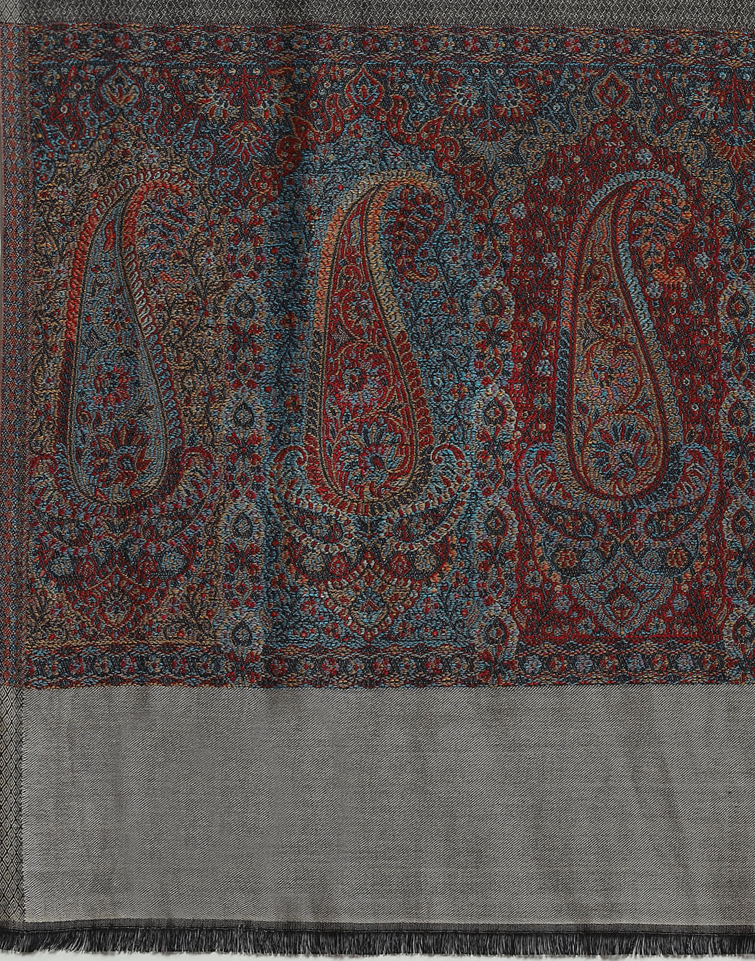 Women Multicolor Self Design Stole - Image 7