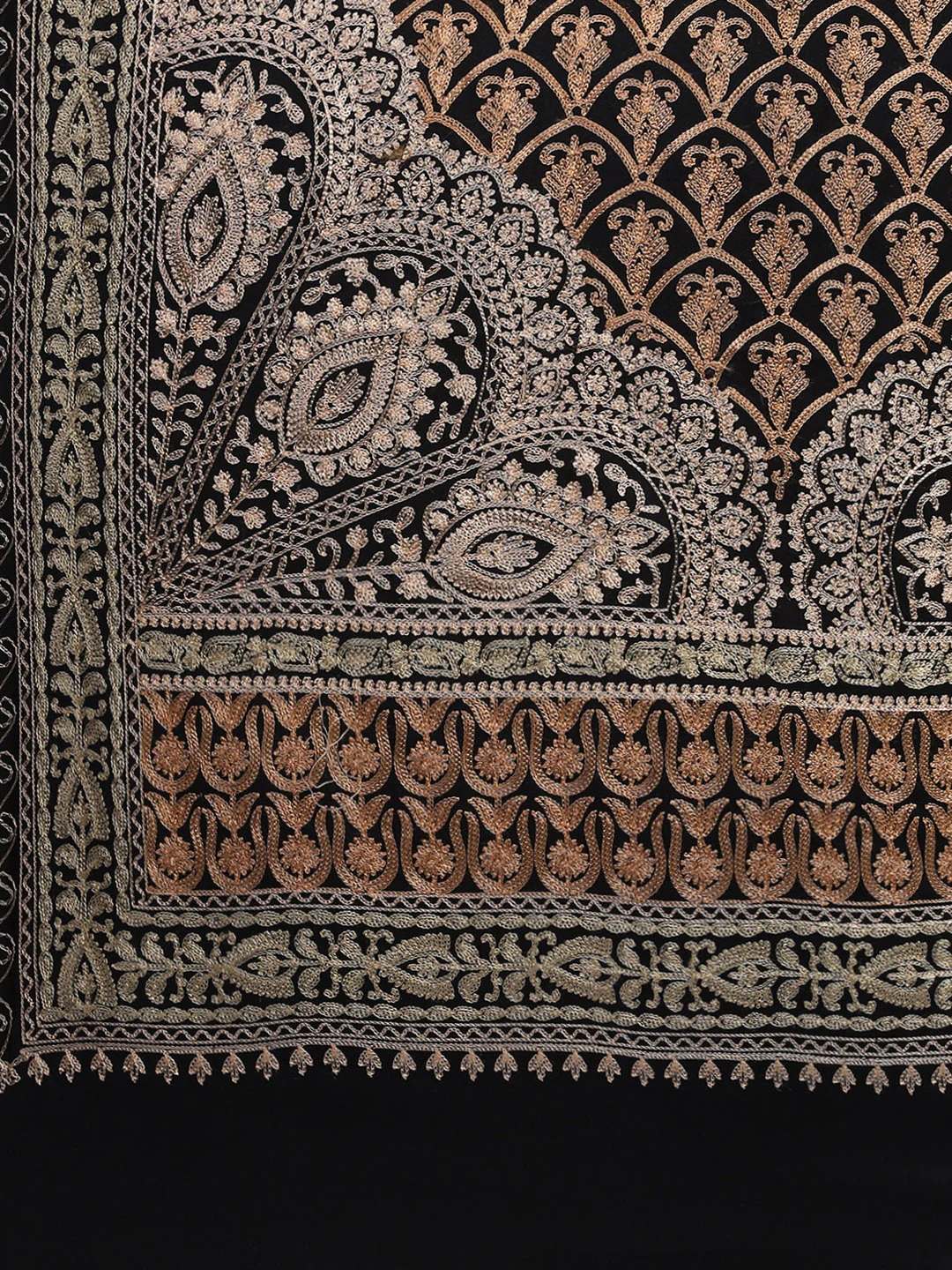 Women Multicolor Self Design Stole - Image 6