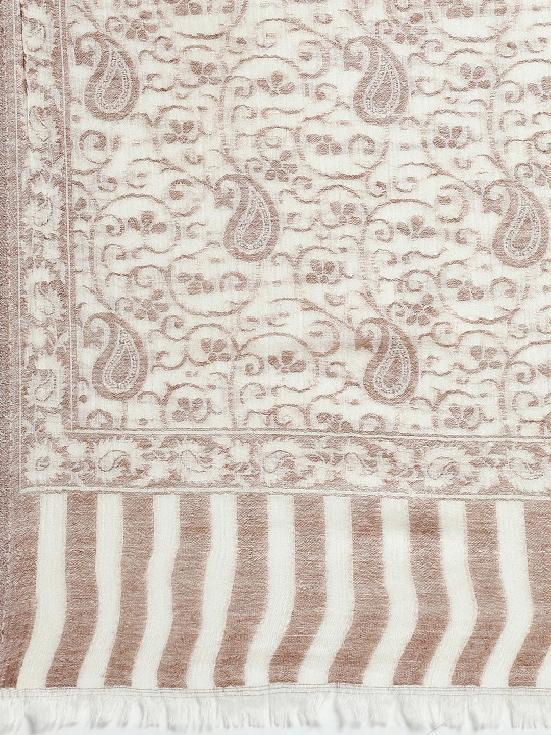 Women Multicolor Self Design Stole - Image 7