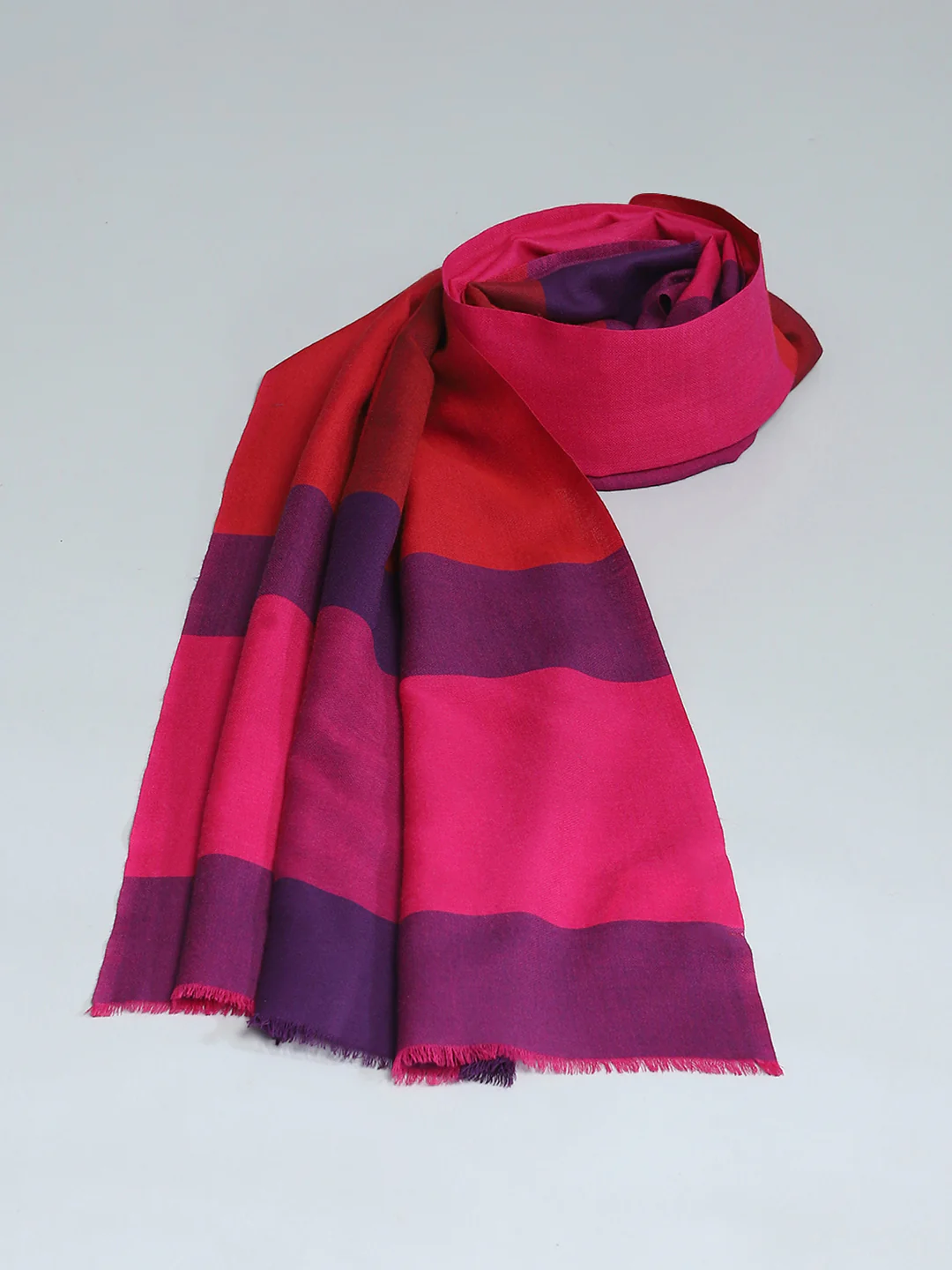 Women Multicolor Self Design Stole - Image 6