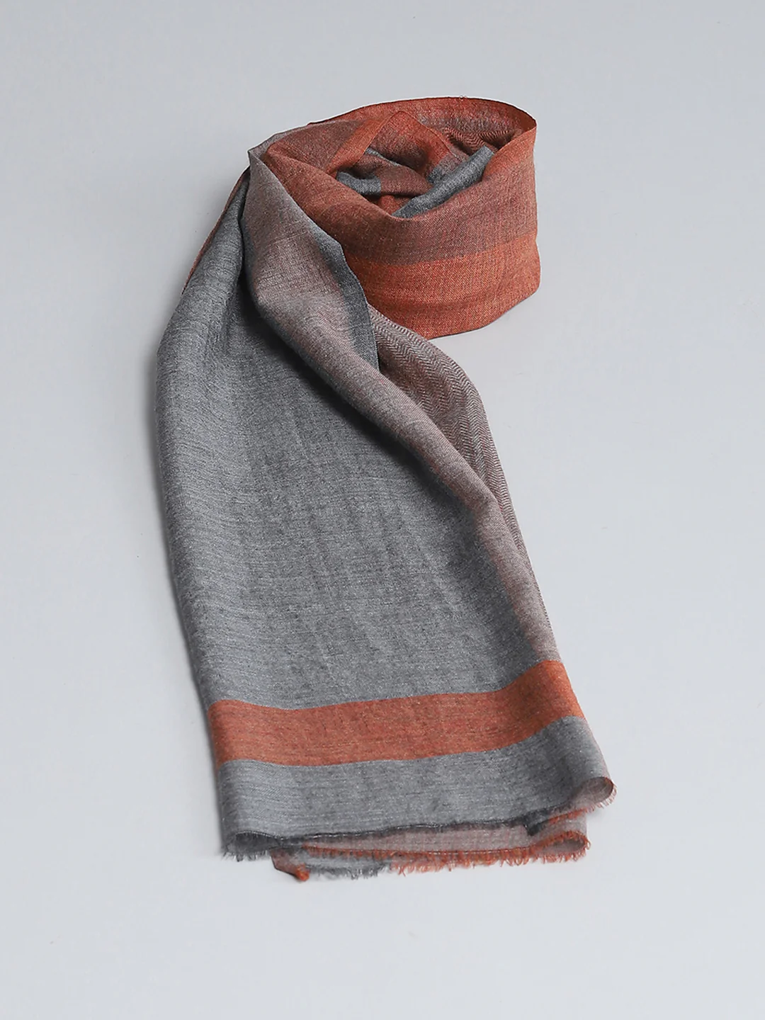 Women Multicolor Self Design Stole - Image 5
